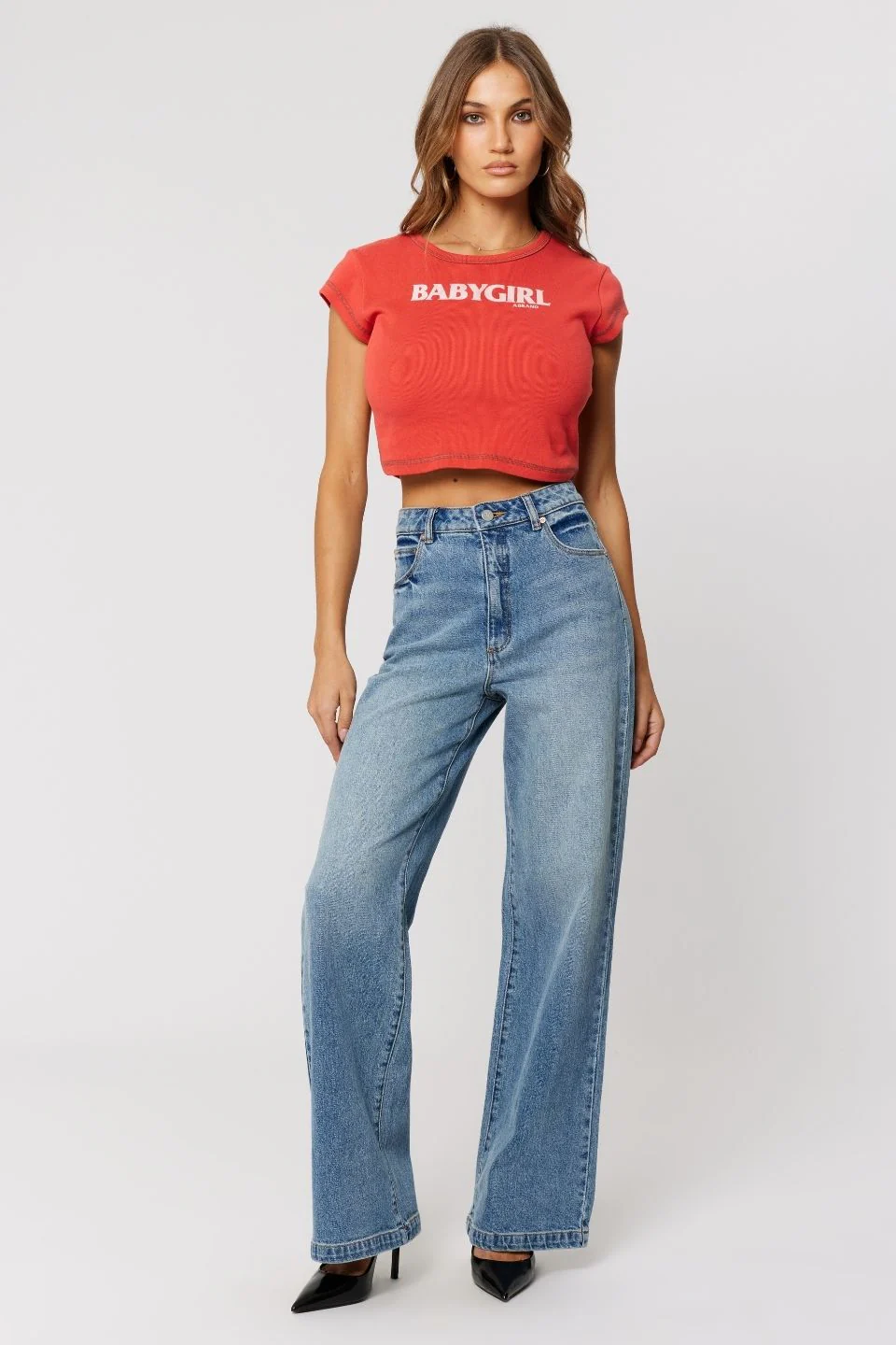 94 Selena Blue Wide Jean