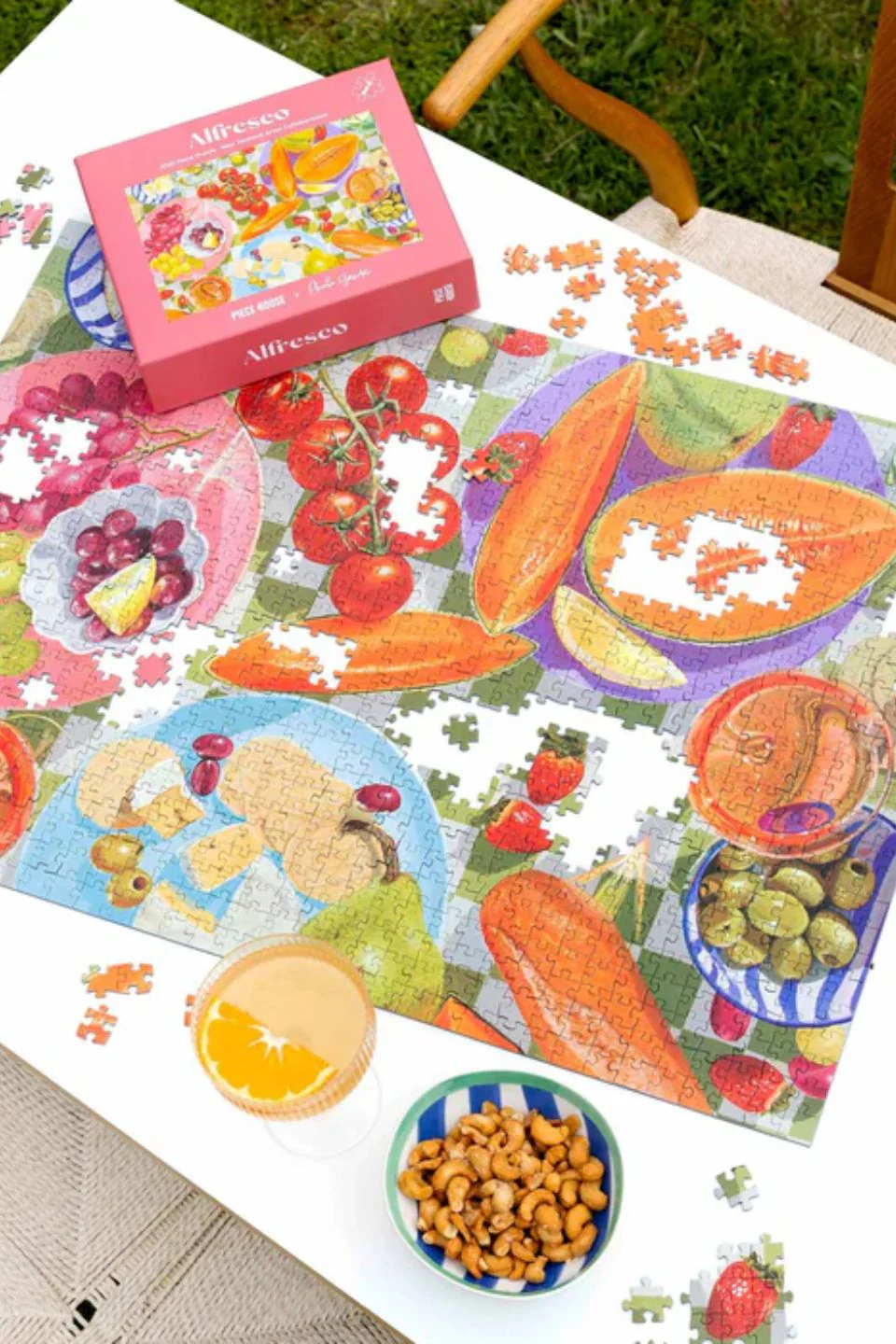 Alfresco Pink Puzzle 1000pce by Phoebe Gander - Image 2