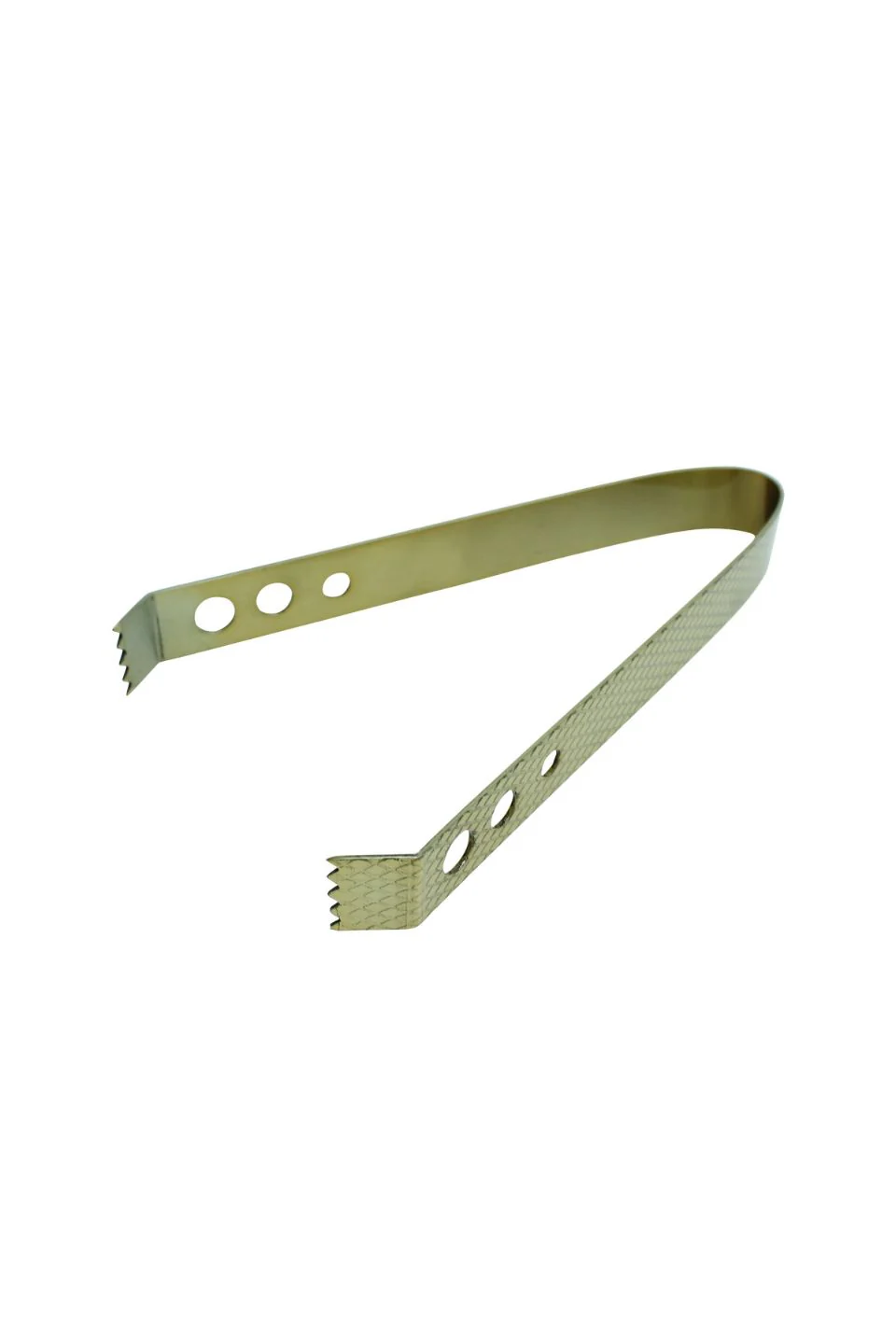 Art Deco Gold Diamond 17cm Ice Tongs