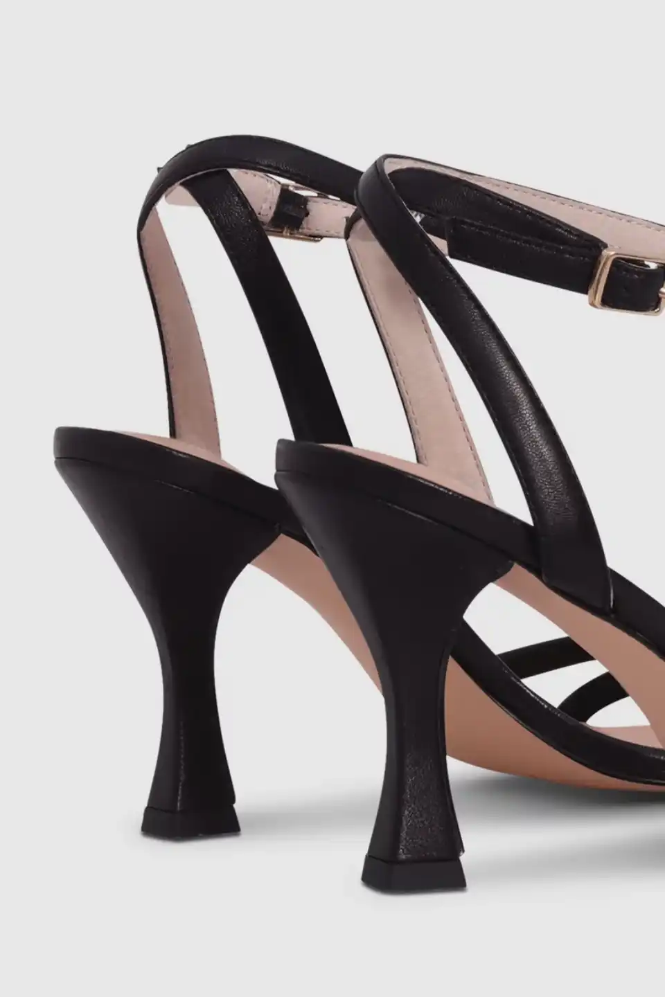 Atticus Black Double Strap Heel - Image 4