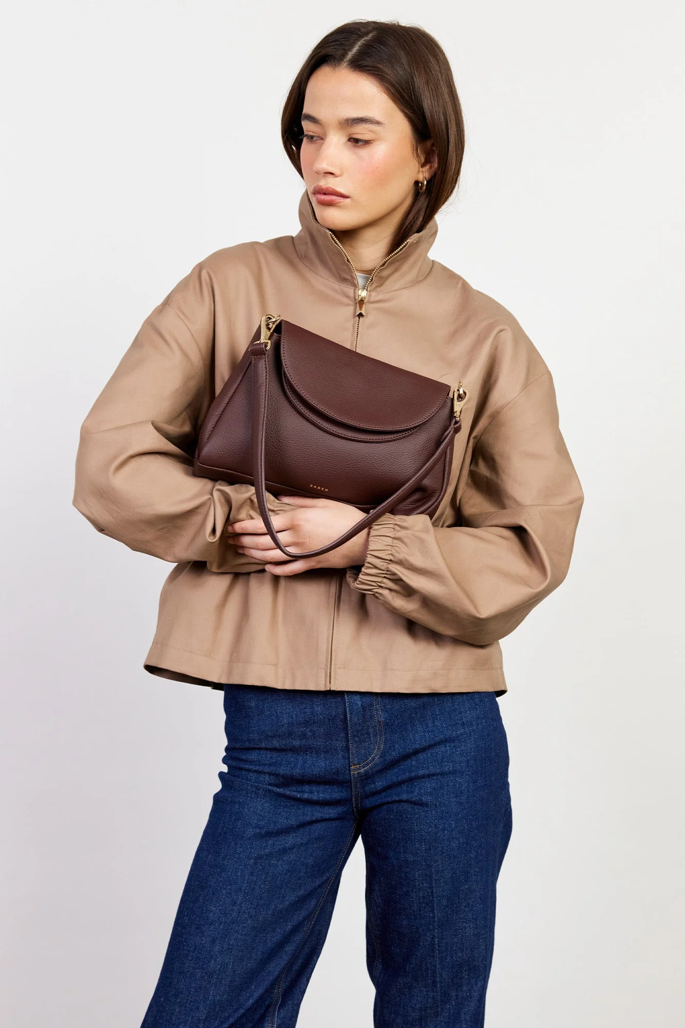 Beckett Espresso Luxe Crossbody Bag - Image 2