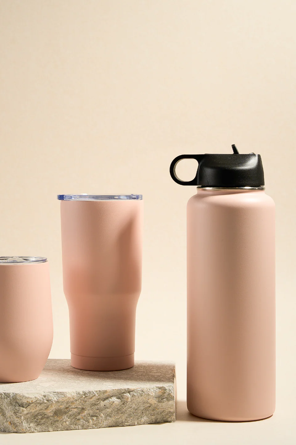 Blush Stainless Steel 1ltr Water Bottle - Image 2