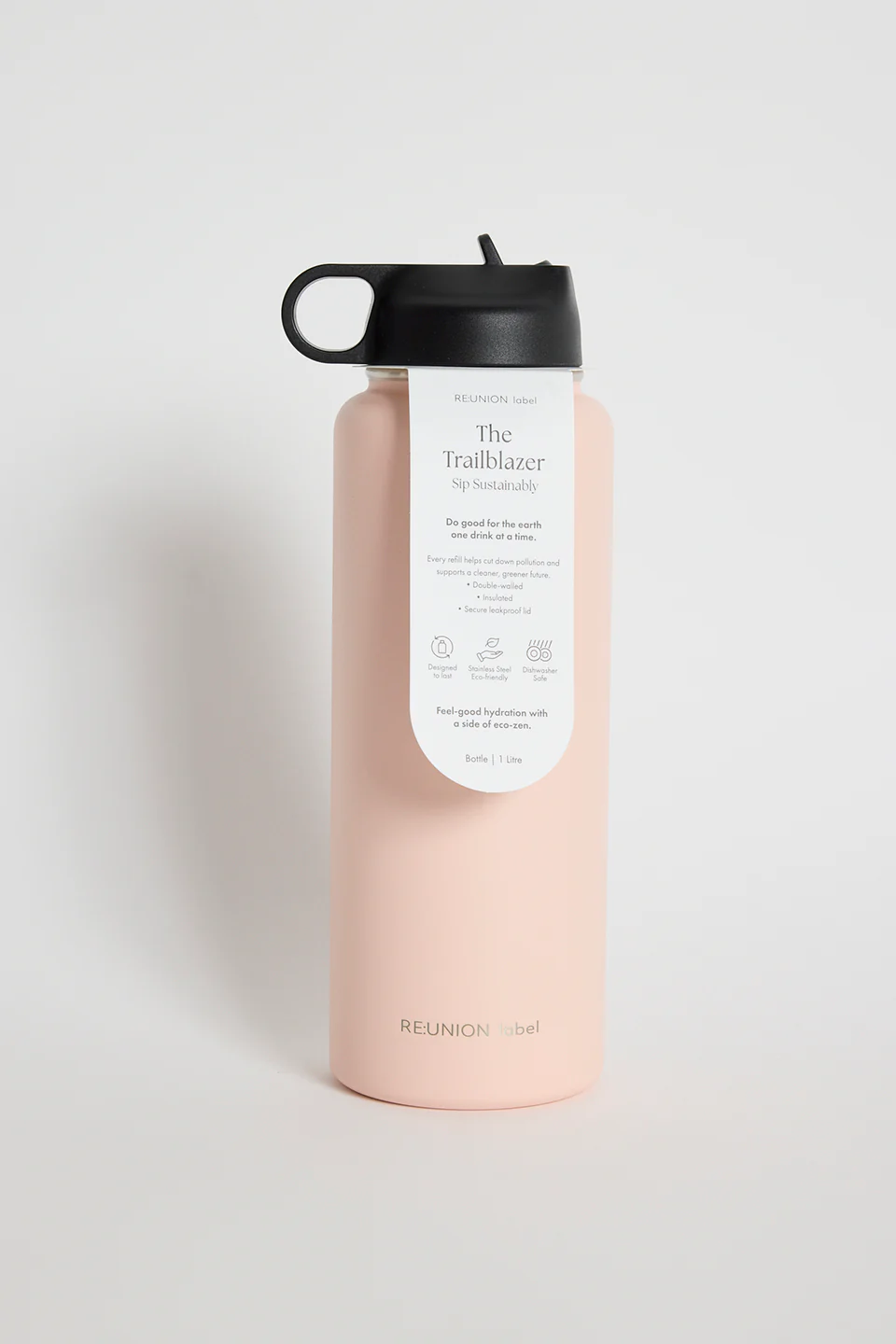 Blush Stainless Steel 1ltr Water Bottle - Image 4