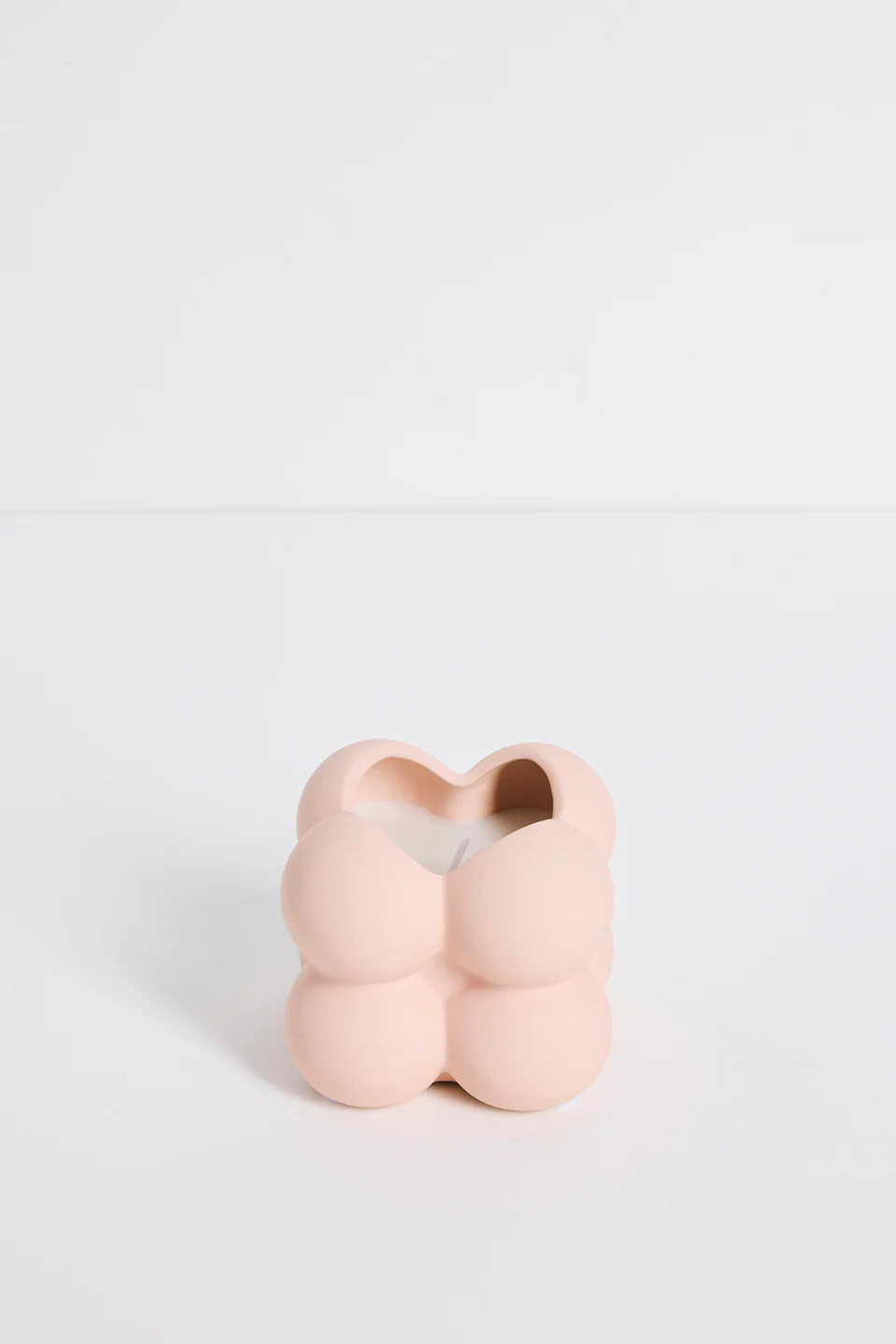 Bubble Cube Pink Soy Wax Candle