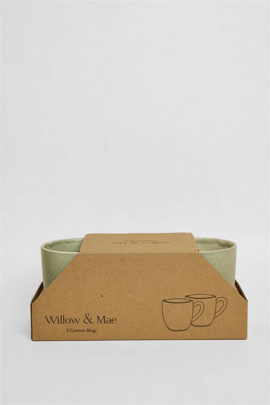 Caffeine Fix Green Speckle Pack 2 Mugs - Image 3