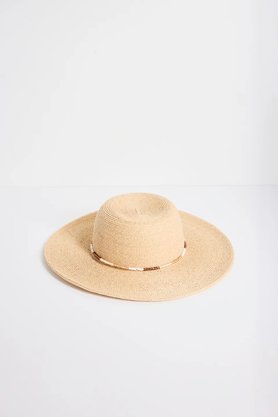 Candace Raffia Multi Band Wide Brim Hat