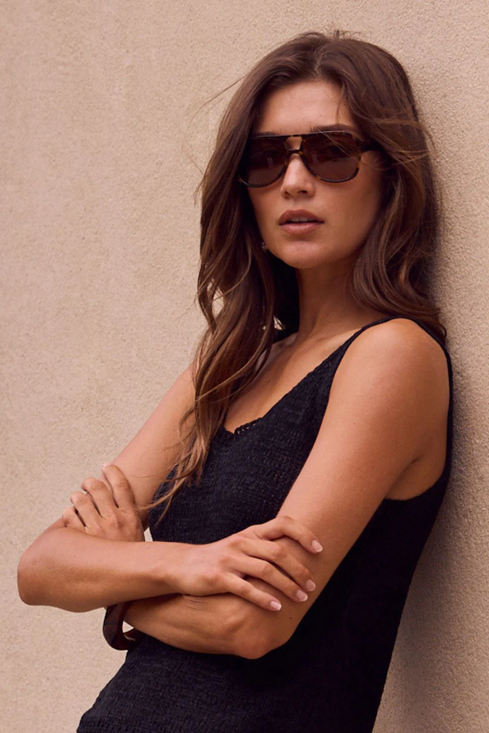 Cannes Tort Aviator Sunglasses - Image 2