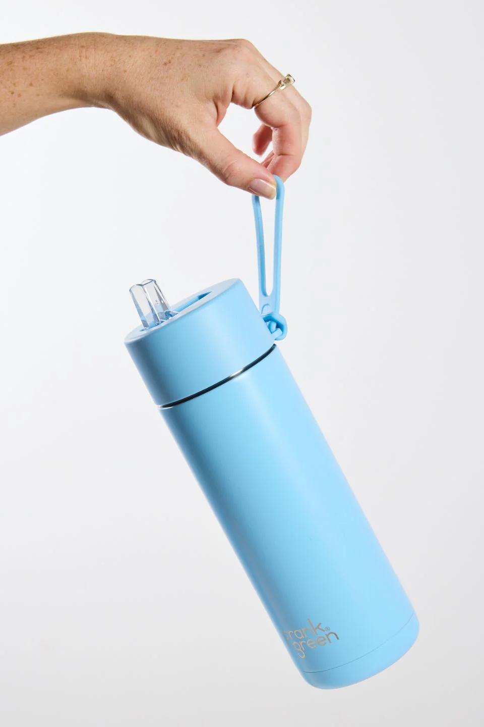Ceramic Reusable Sky Blue 595ml Bottle - Image 2