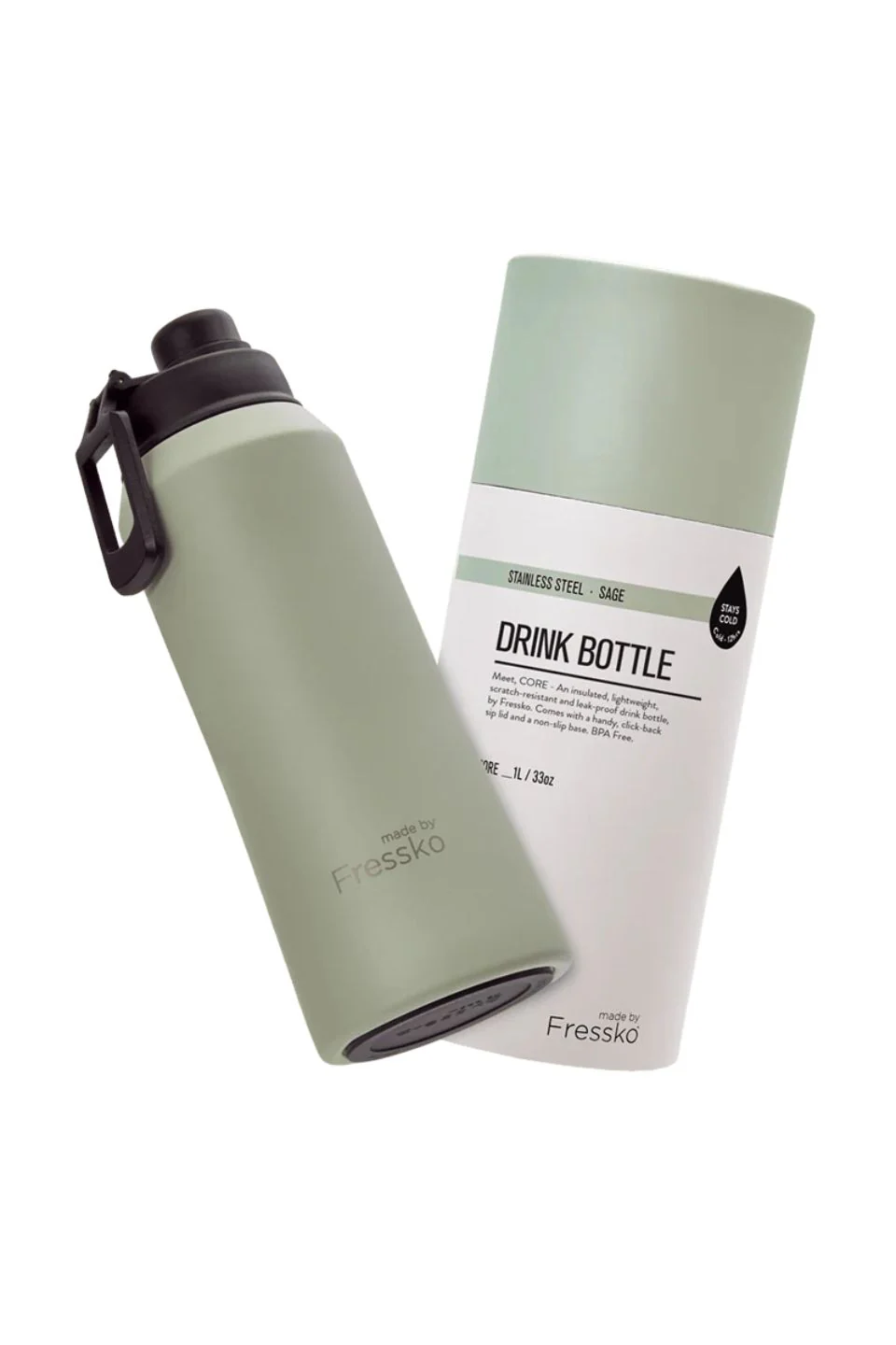 Core SS Sage 1Ltr Drink Bottle - Image 4
