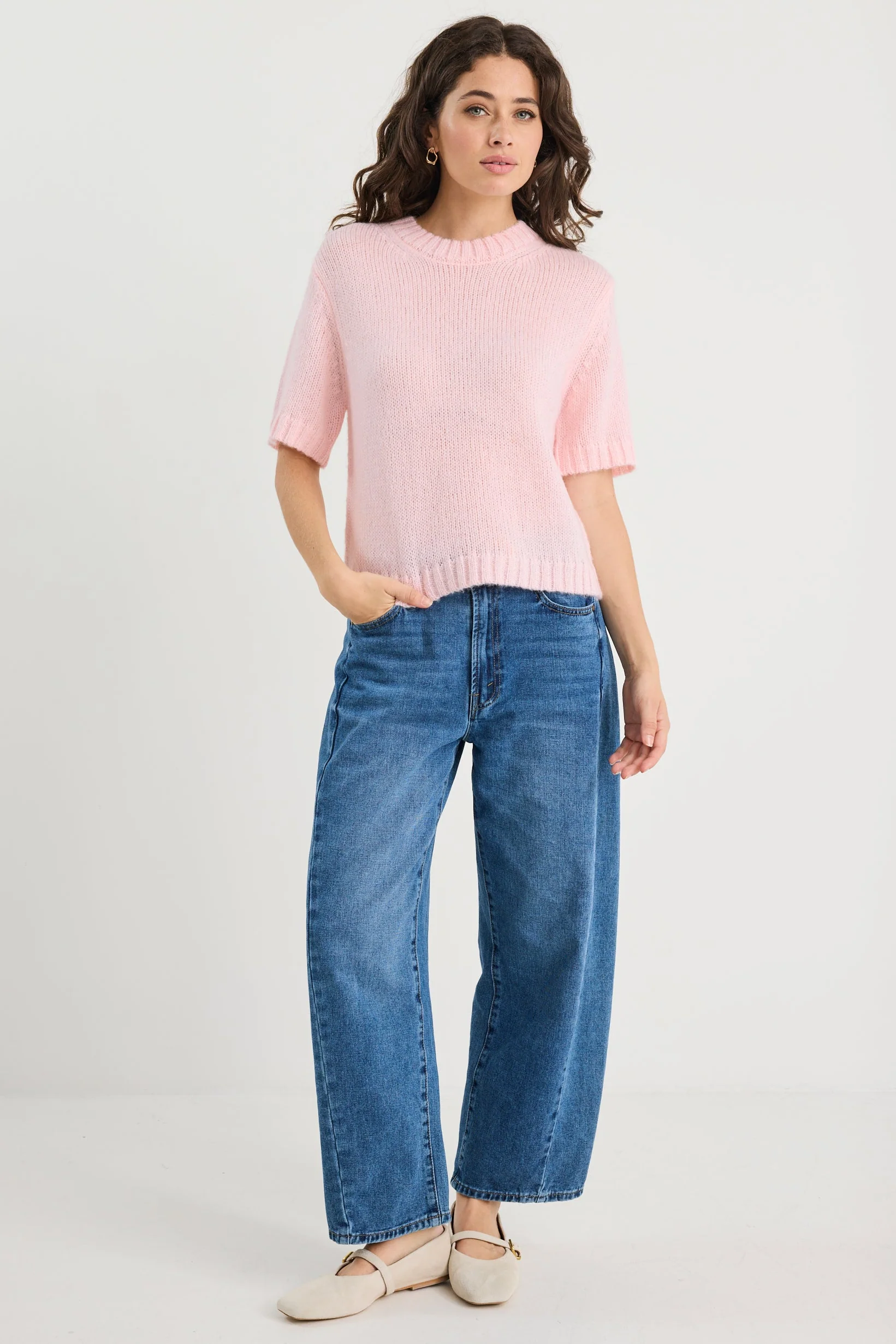 Countess Blush Soft Knit Tee - Image 2