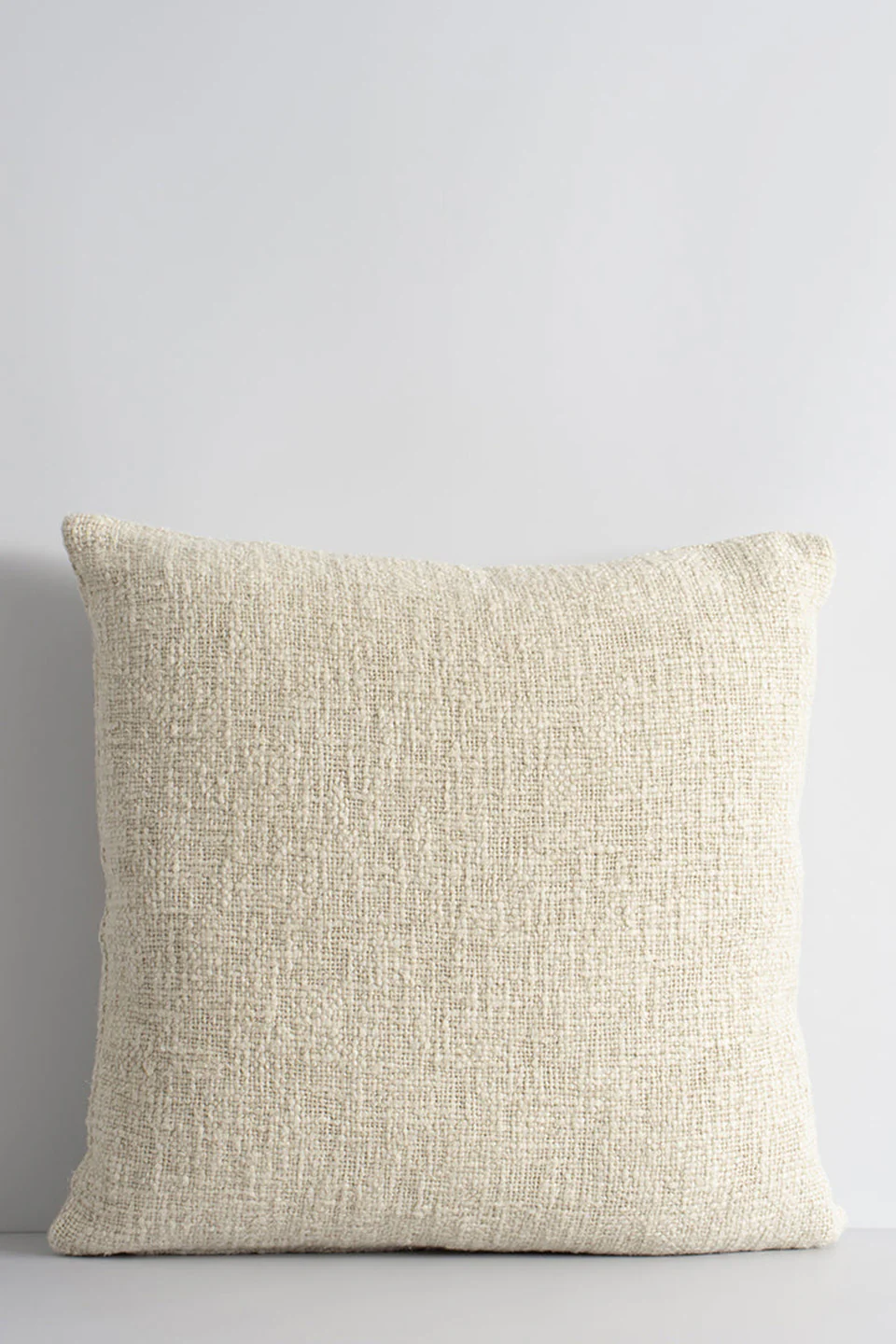 Cyprian Textured Oatmeal Feather Inner 50x50cm Cushion - Image 3
