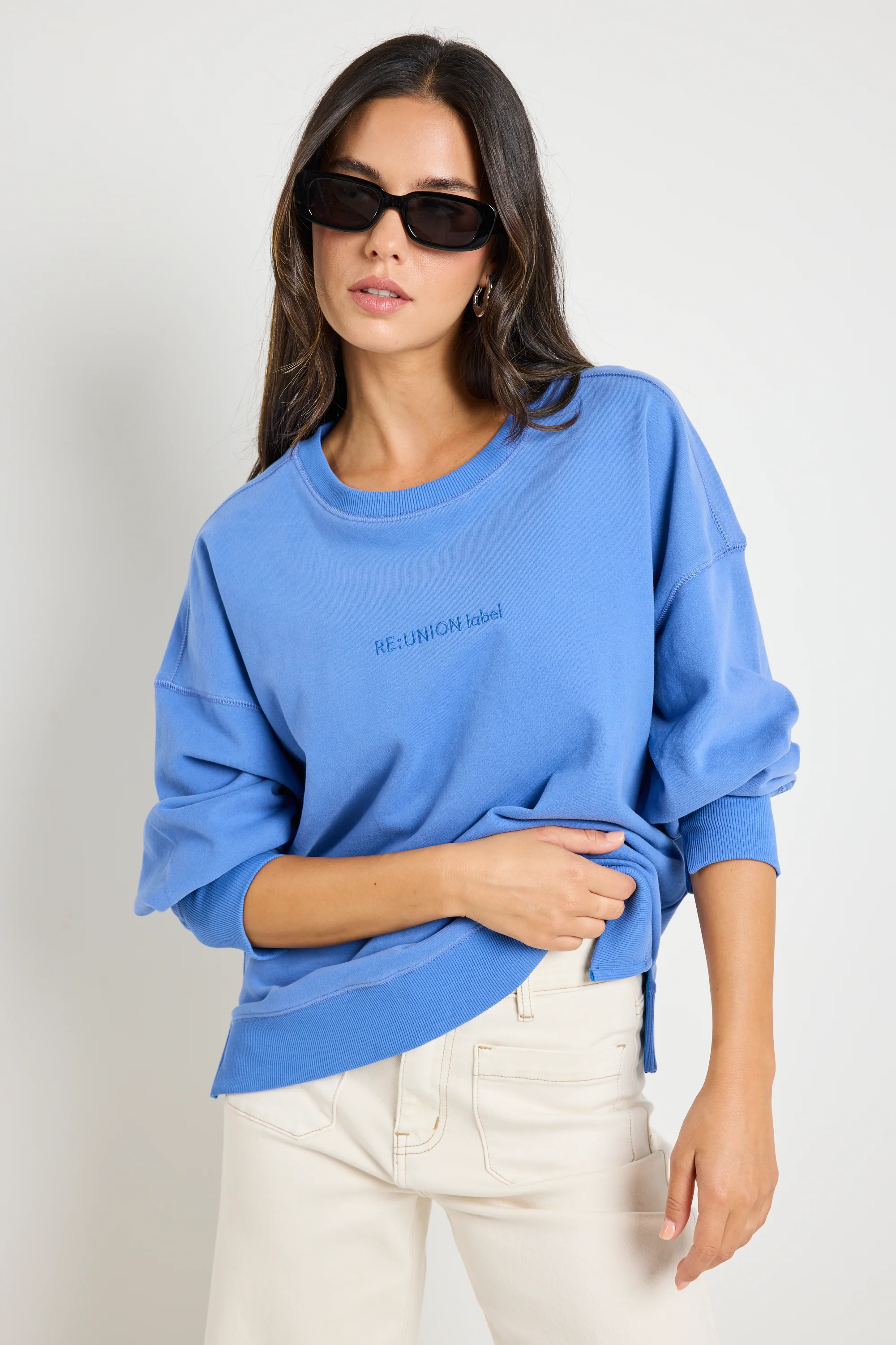 Daylight Mid Blue RE:UNION Label Sweatshirt - Image 5