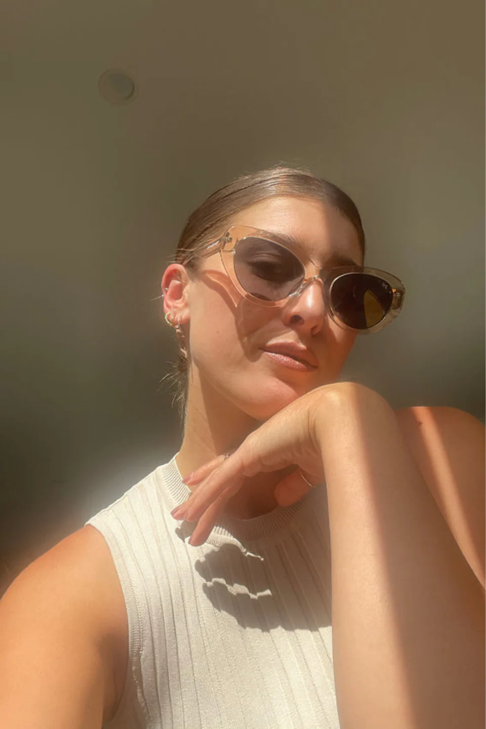 Demi Pink Sunglasses - Image 2