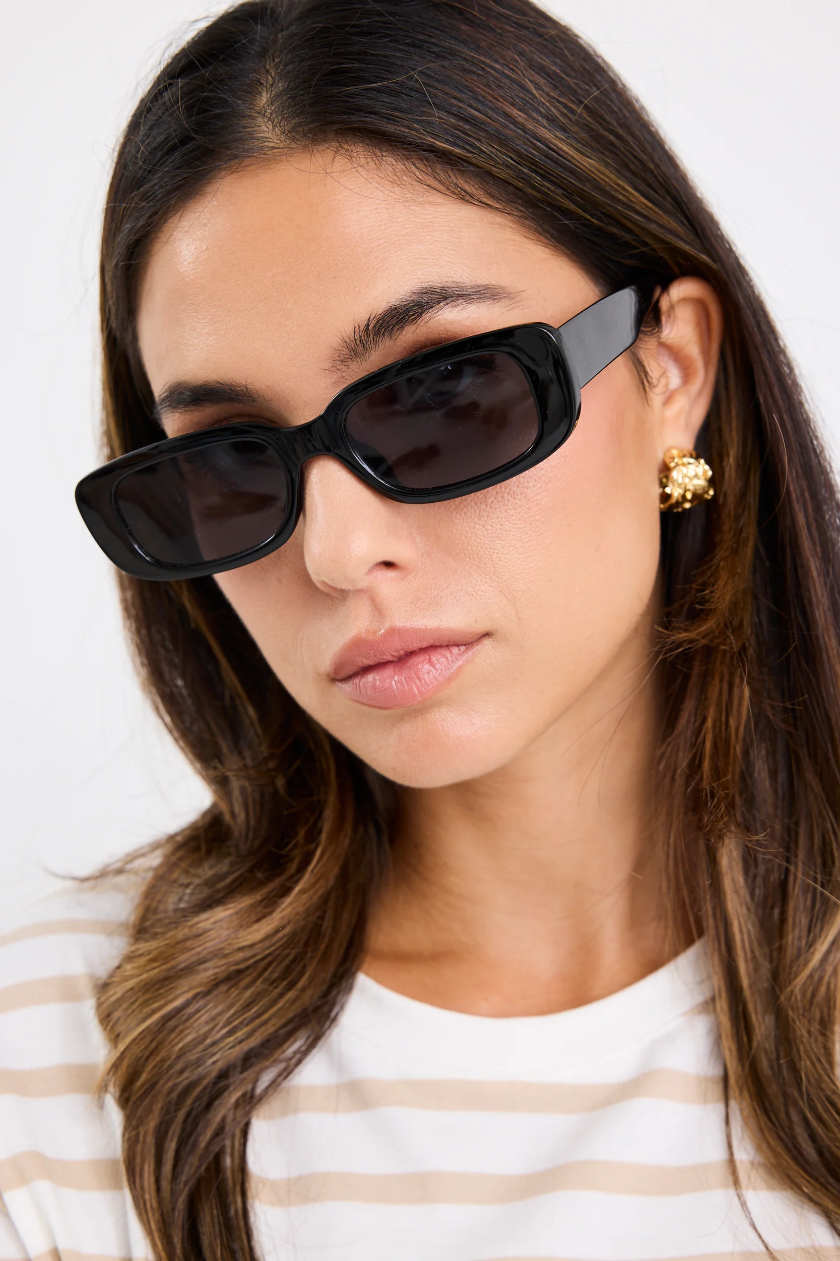 Dominica Black Smoke Sunglasses - Image 2