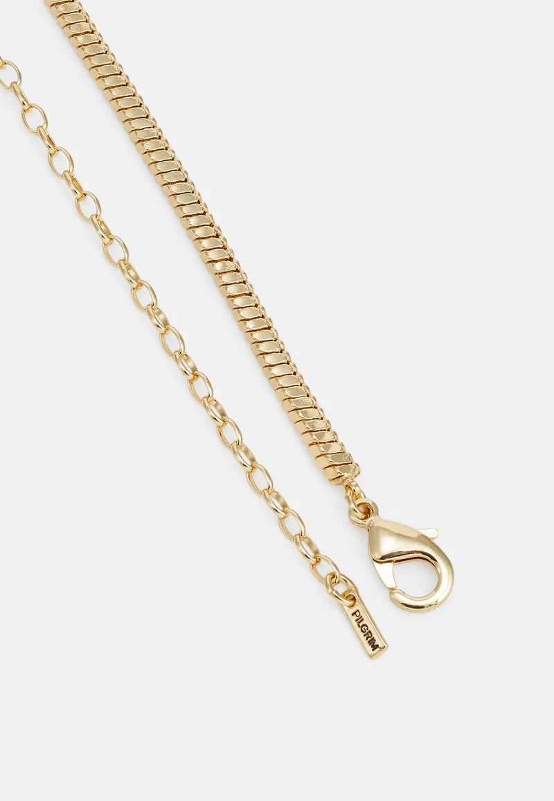 Dominique Flat Snake Gold Chain Recycled Necklace - Image 3