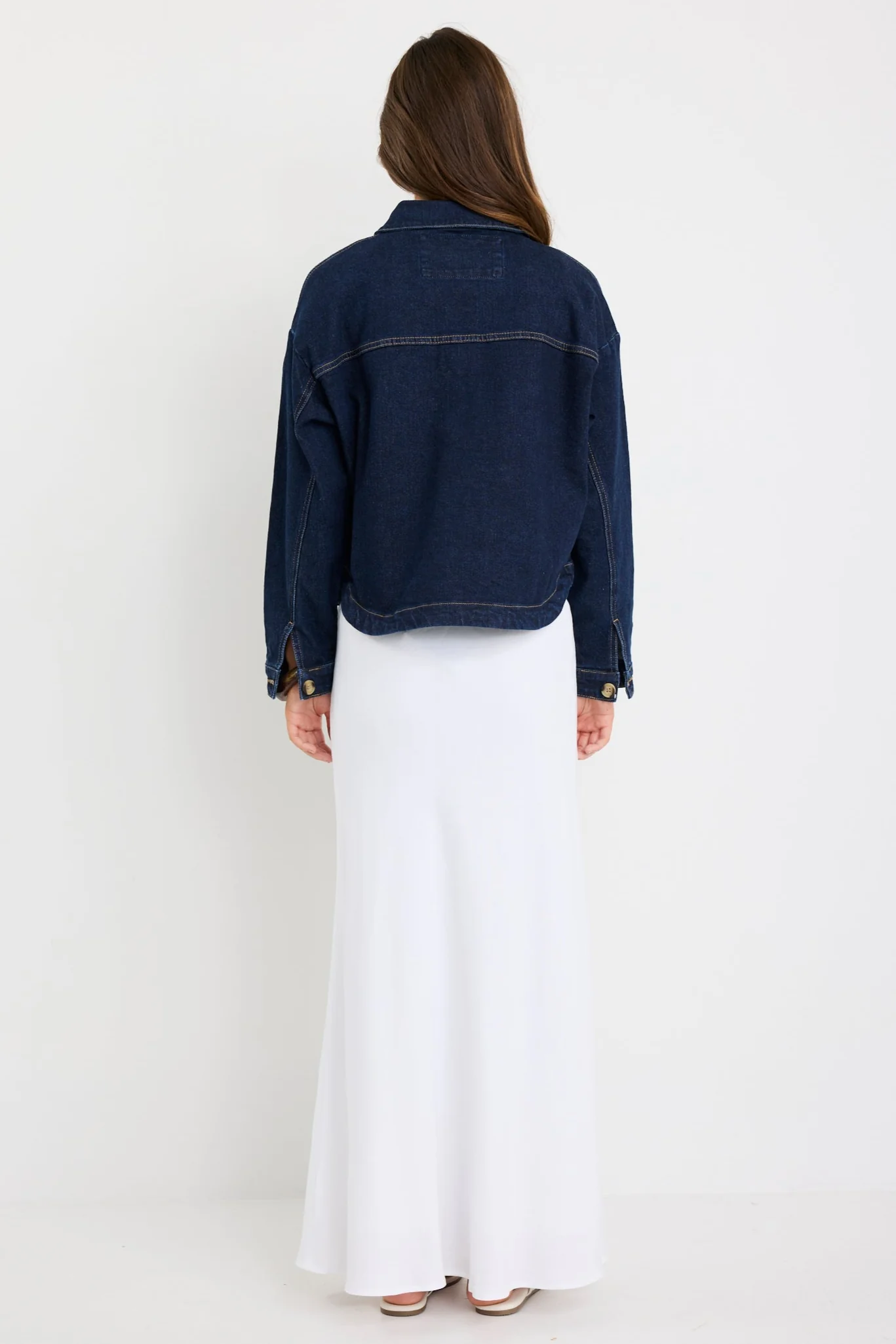 Echo Indigo Patch Pocket Denim Jacket - Image 4