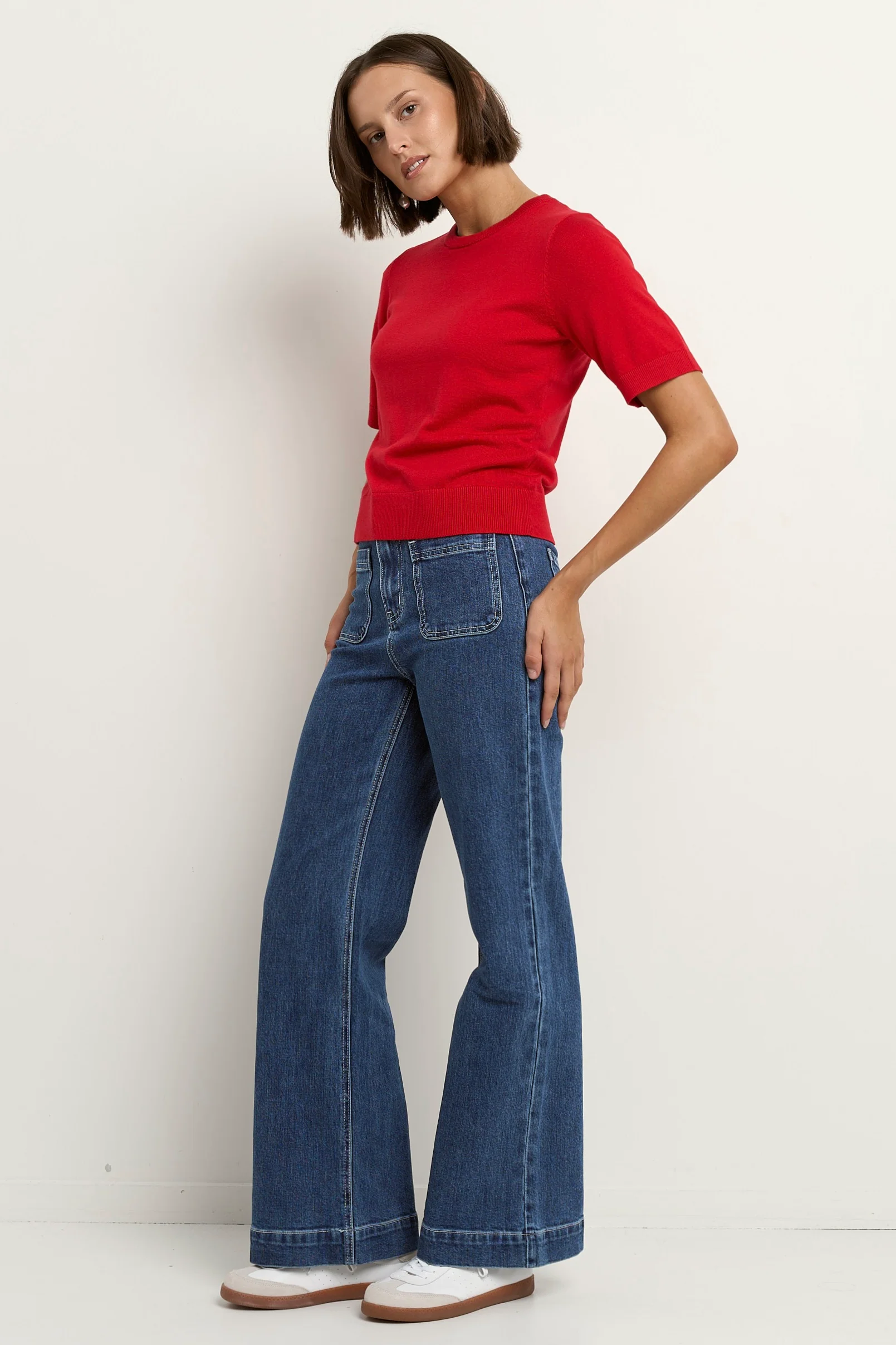 Edition Red Crewneck Knit Tee - Image 5