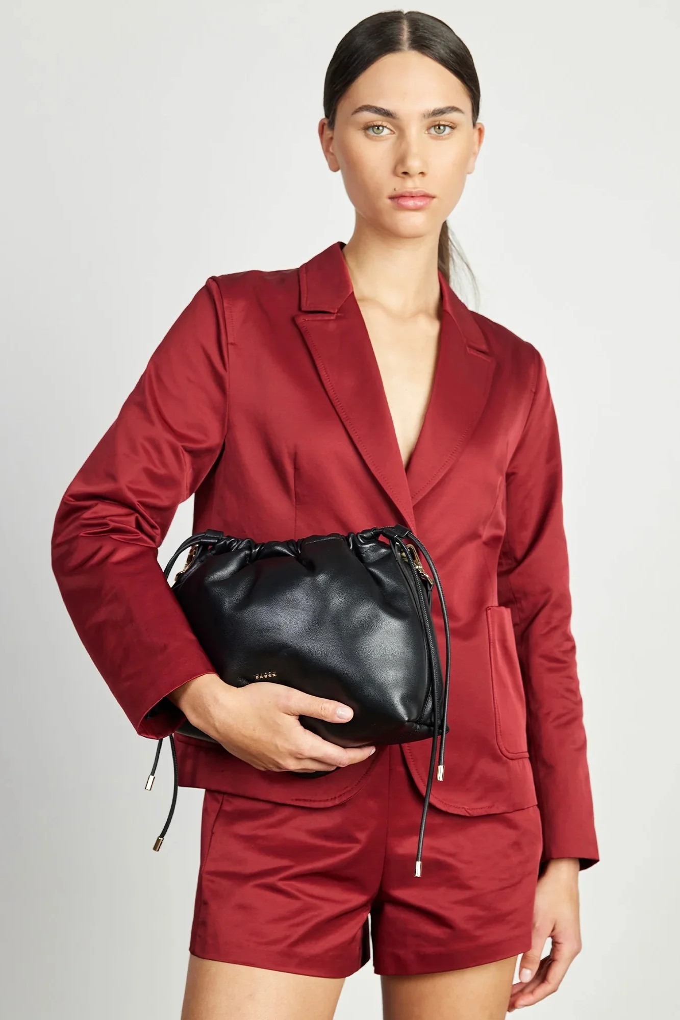 Ellis Black Softie Shoulder Bag - Image 2