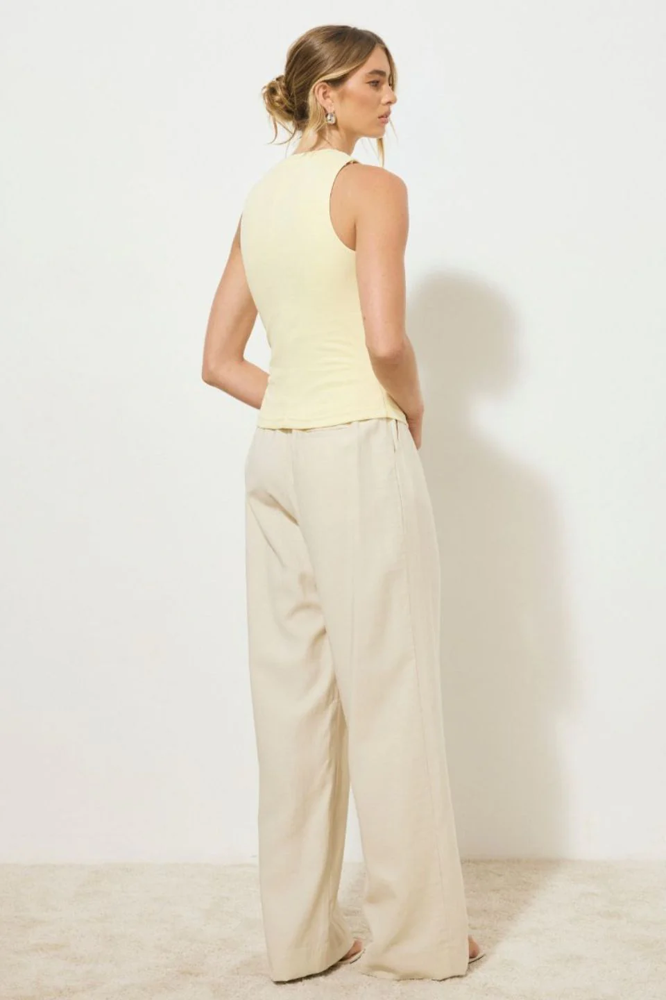Era Butter Jersey Knit Sleeveless Top - Image 4