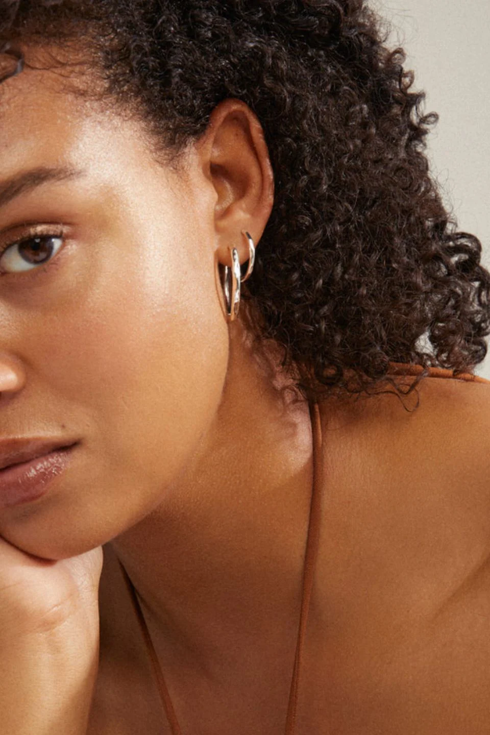 Eve Hoop 2-in-1 Set EOL Silver-Plated Earrings - Image 2