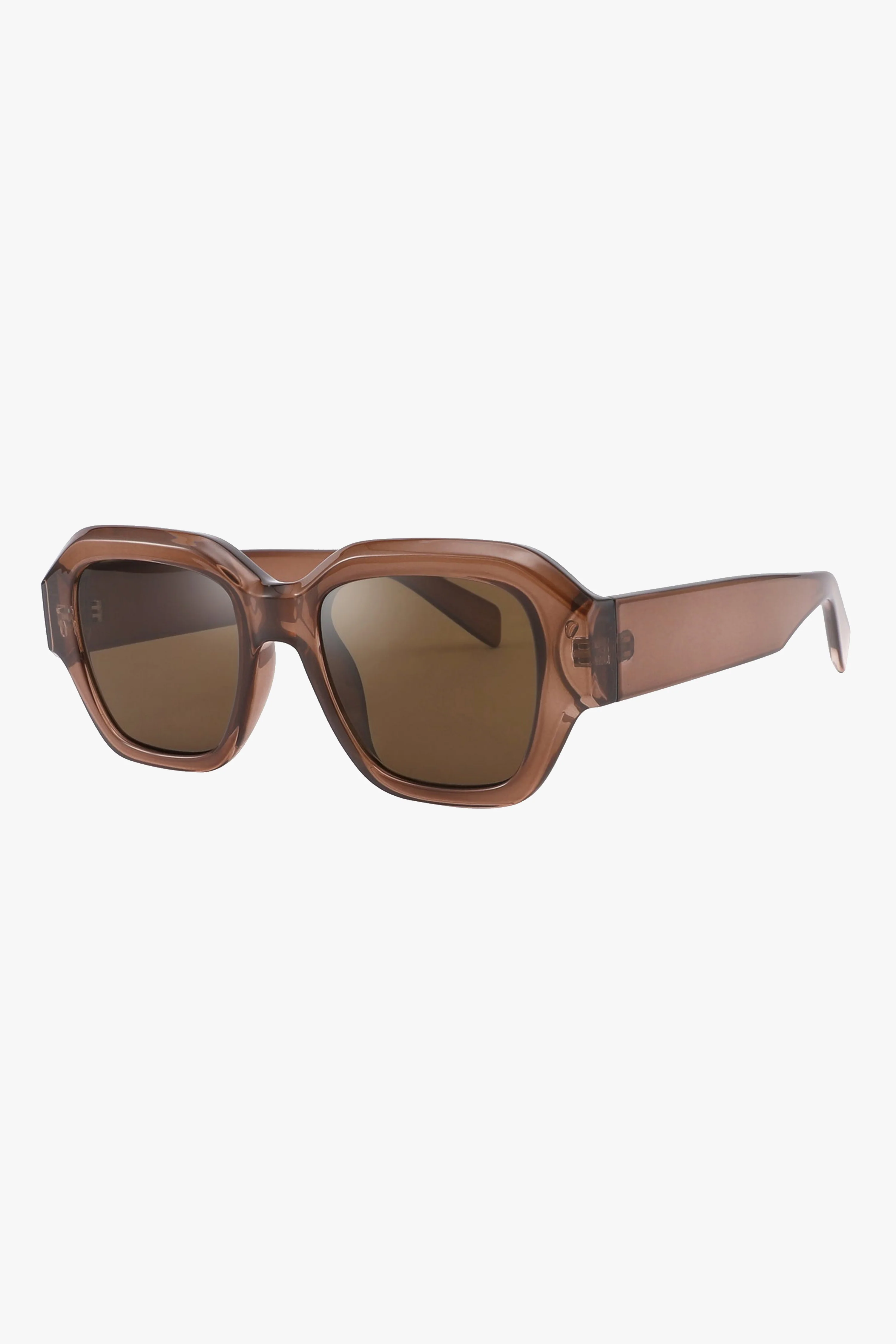 Fellini Chocolate Eco Square Sunglasses - Image 3