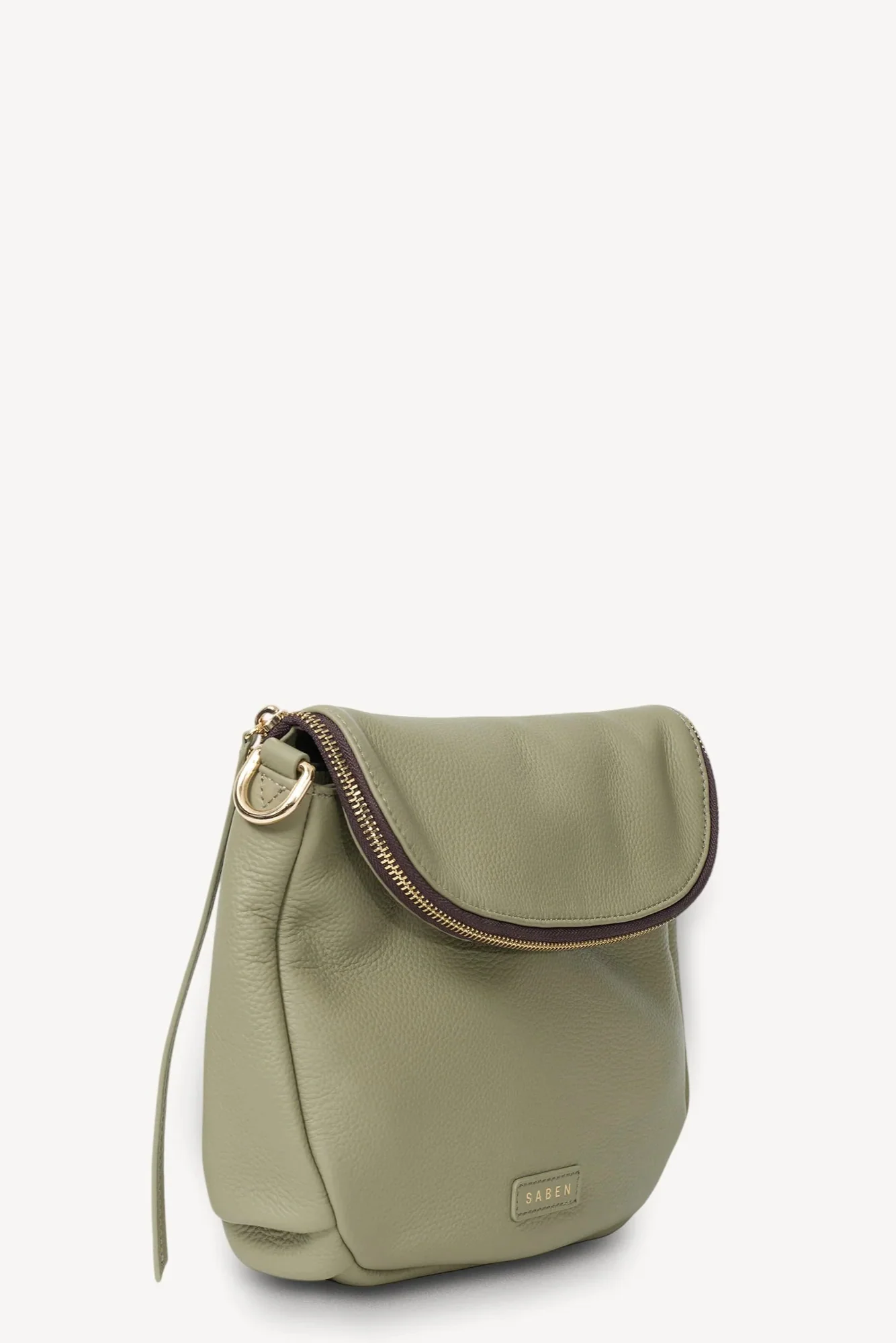 Fifi Eucalyptus Leather Shoulder Bag - Image 4
