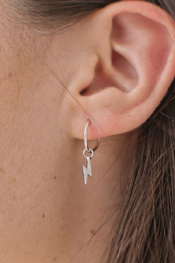 Flashy Sleeper EOL Earrings Silver - Image 2
