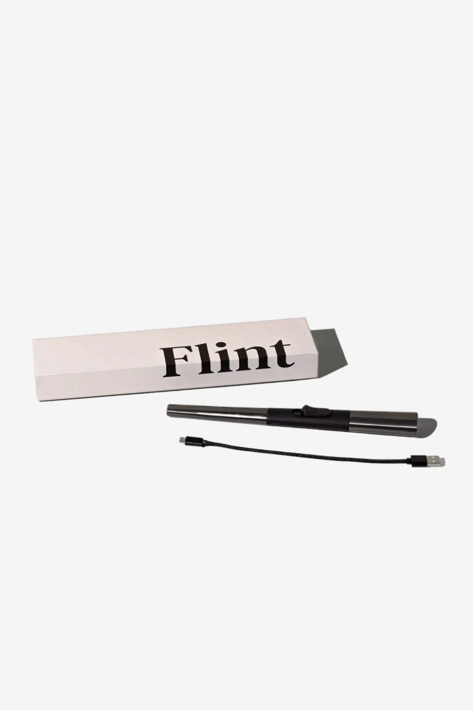 Flint Gunmetal USB Rechargeable 25cm Lighter