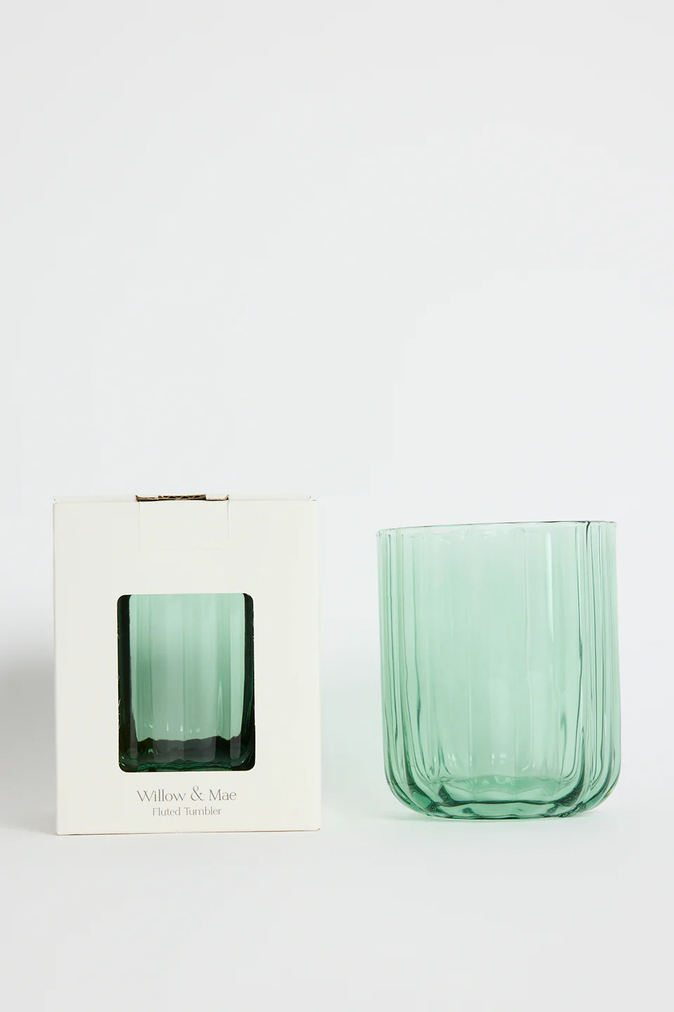 Fluted Green Tumbler - Image 2