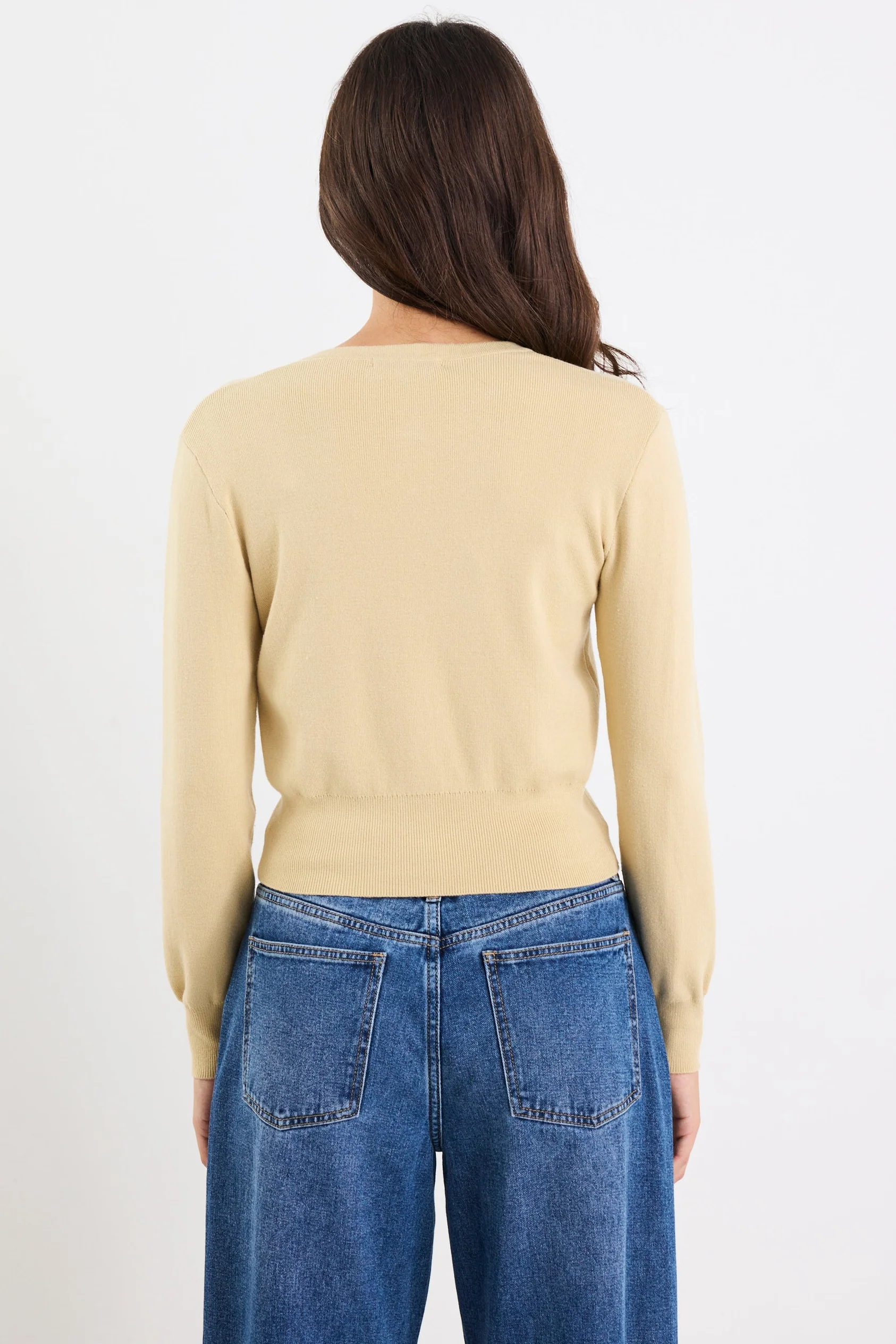 Fortune Honey Crewneck Cardigan - Image 6