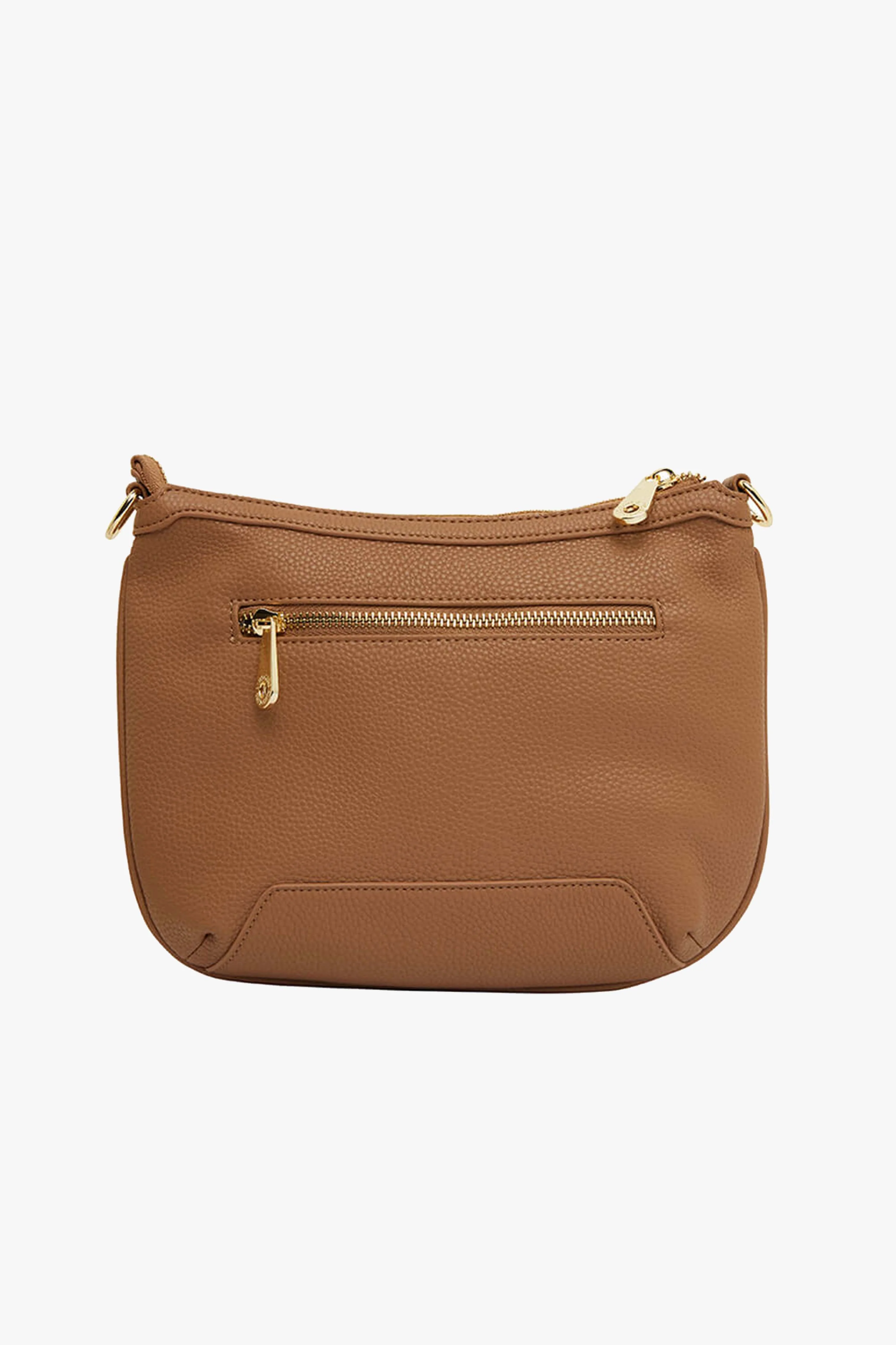 Glendale Taupe Crossbody Bag with Chain - Image 3