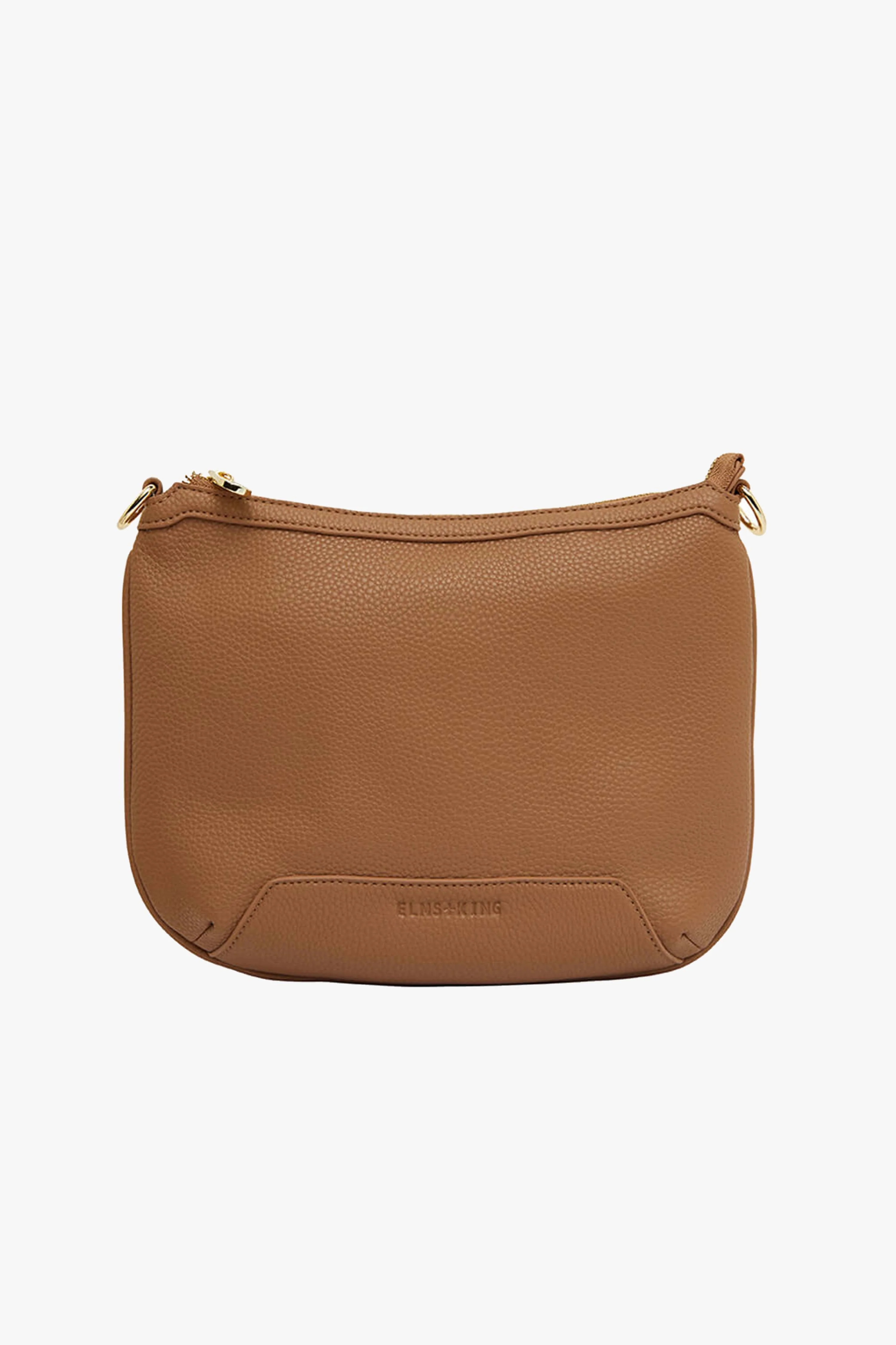 Glendale Taupe Crossbody Bag with Chain - Image 4