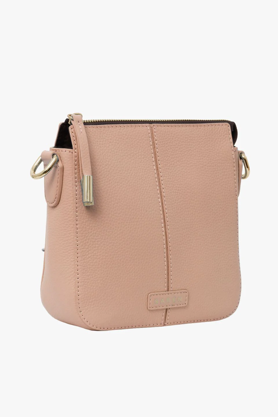 Harrie Taupe Crossbody Bag - Image 3