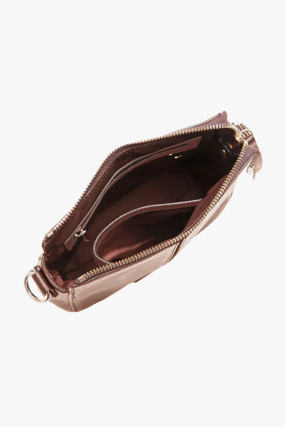 Harrie Taupe Crossbody Bag - Image 4