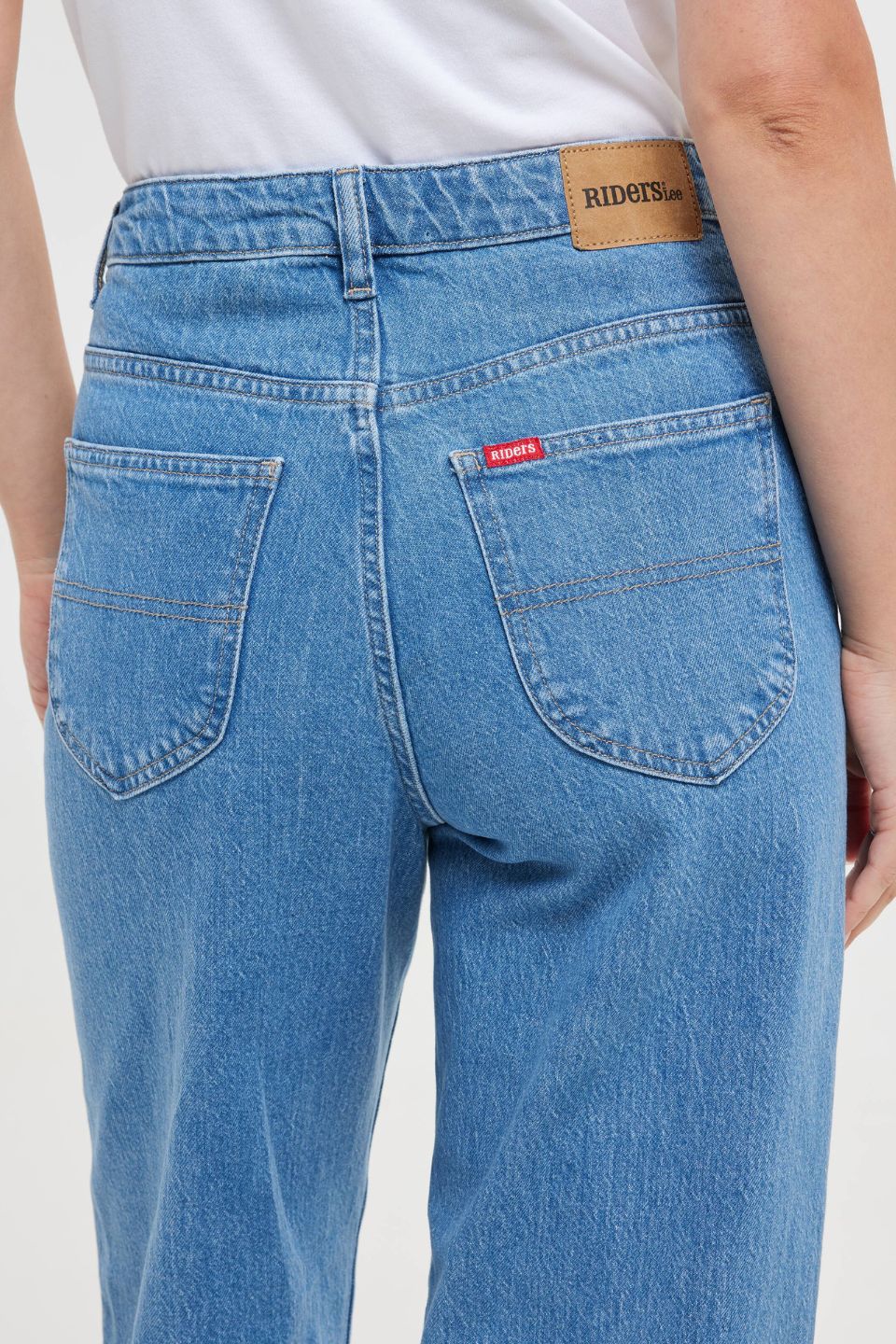 Hi Wide Worn In Blue Jean - Image 3