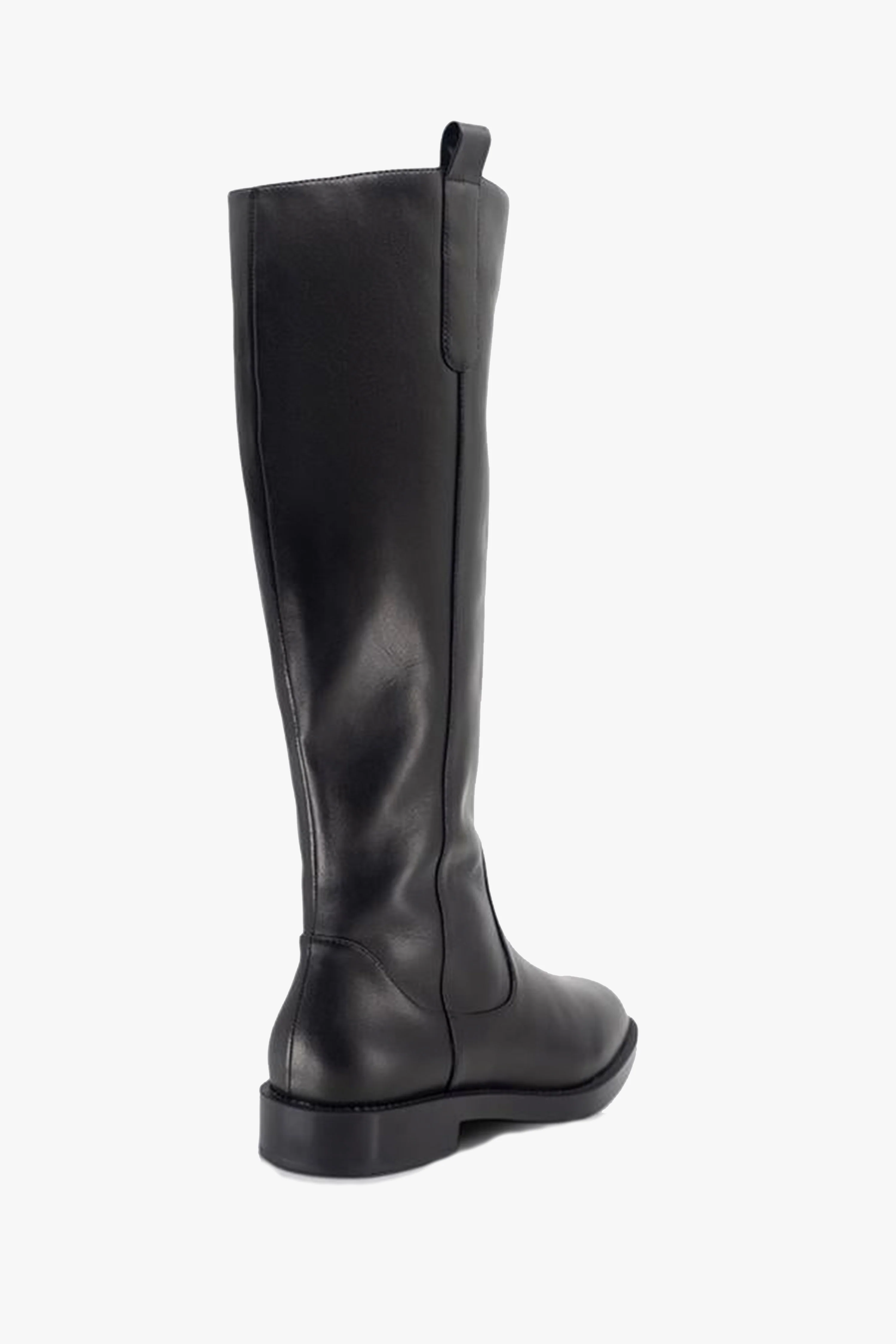 Huntley Black Low Heel Tall Boot - Image 4