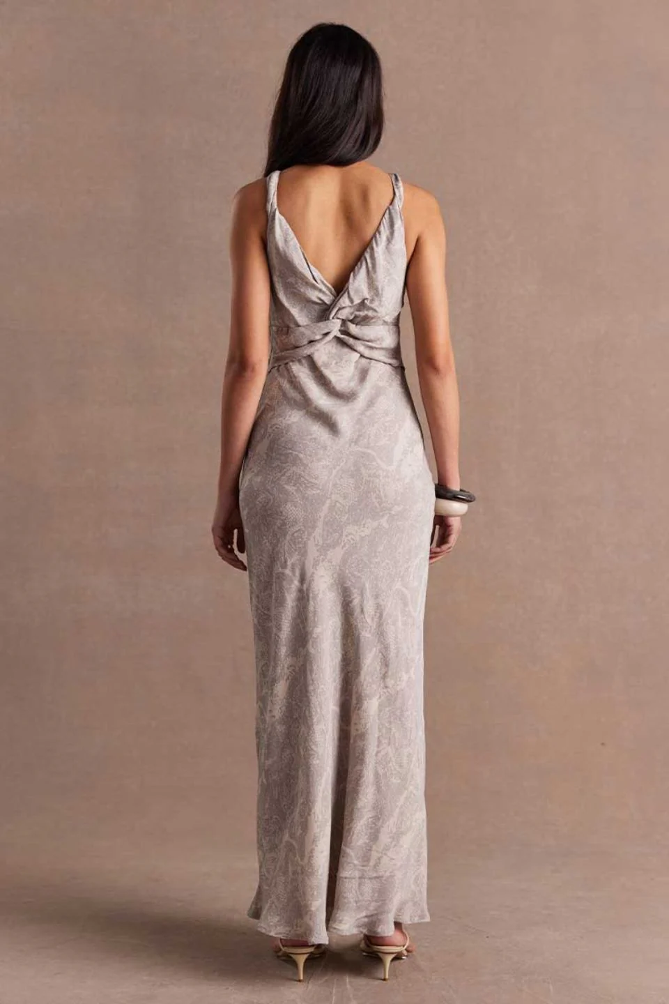 Inara Reversible Shadow Grey Maxi Dress - Image 4