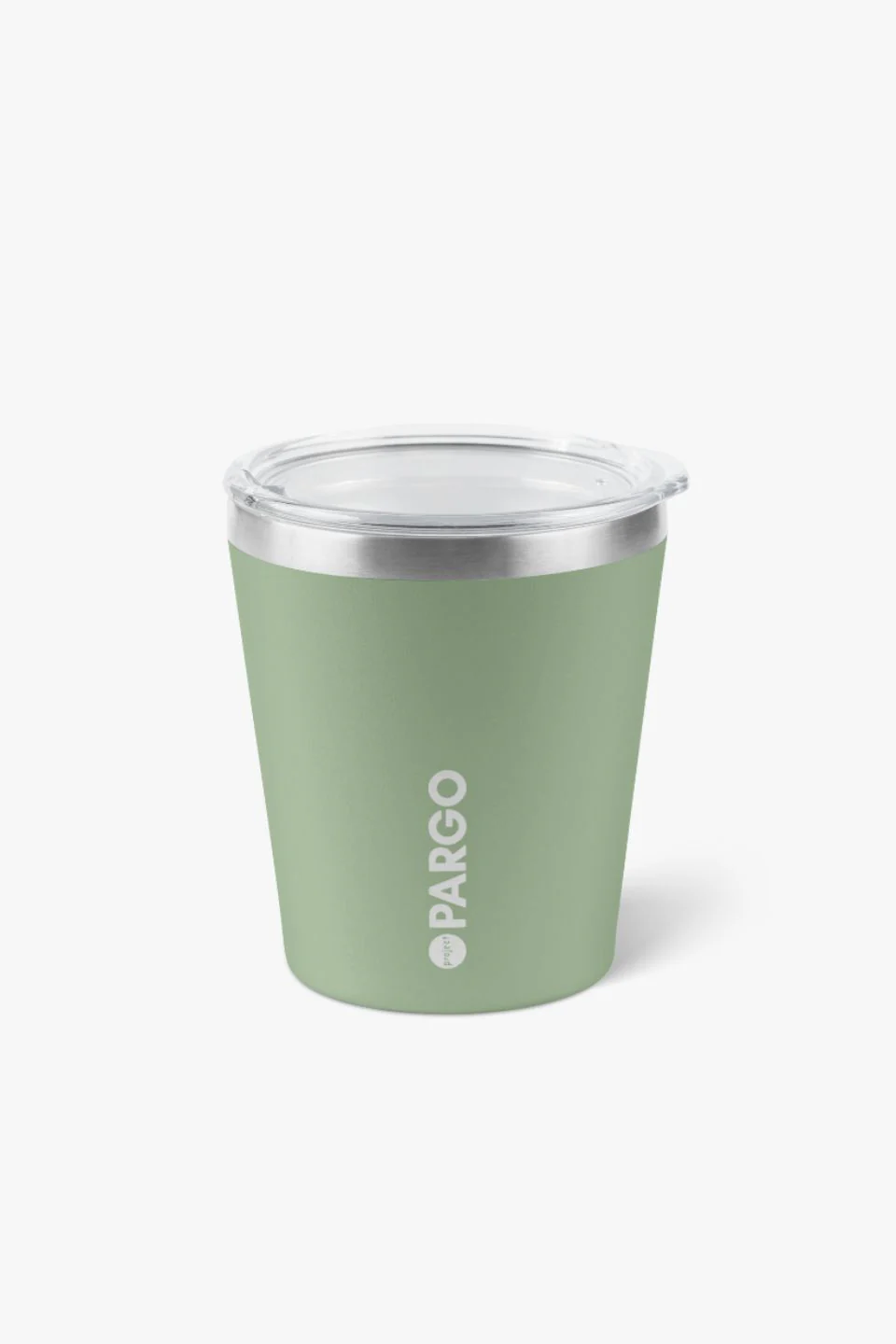 Insulated Eucalypt Green 8oz Coffee Cup - Image 3