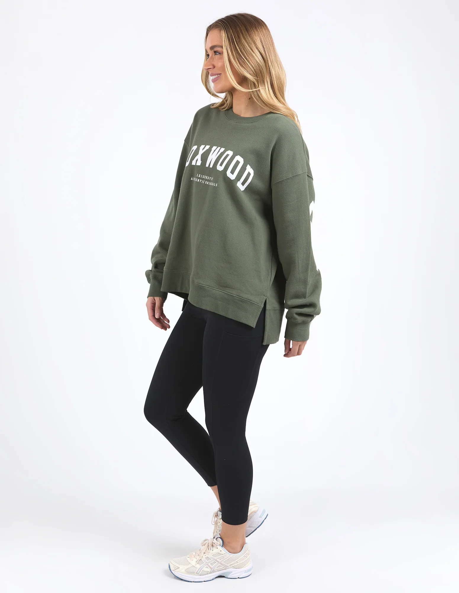 Interval Khaki Print Crew - Image 5