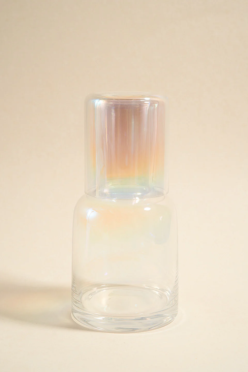 Iridescent Carafe with Drinking Glass - Image 3