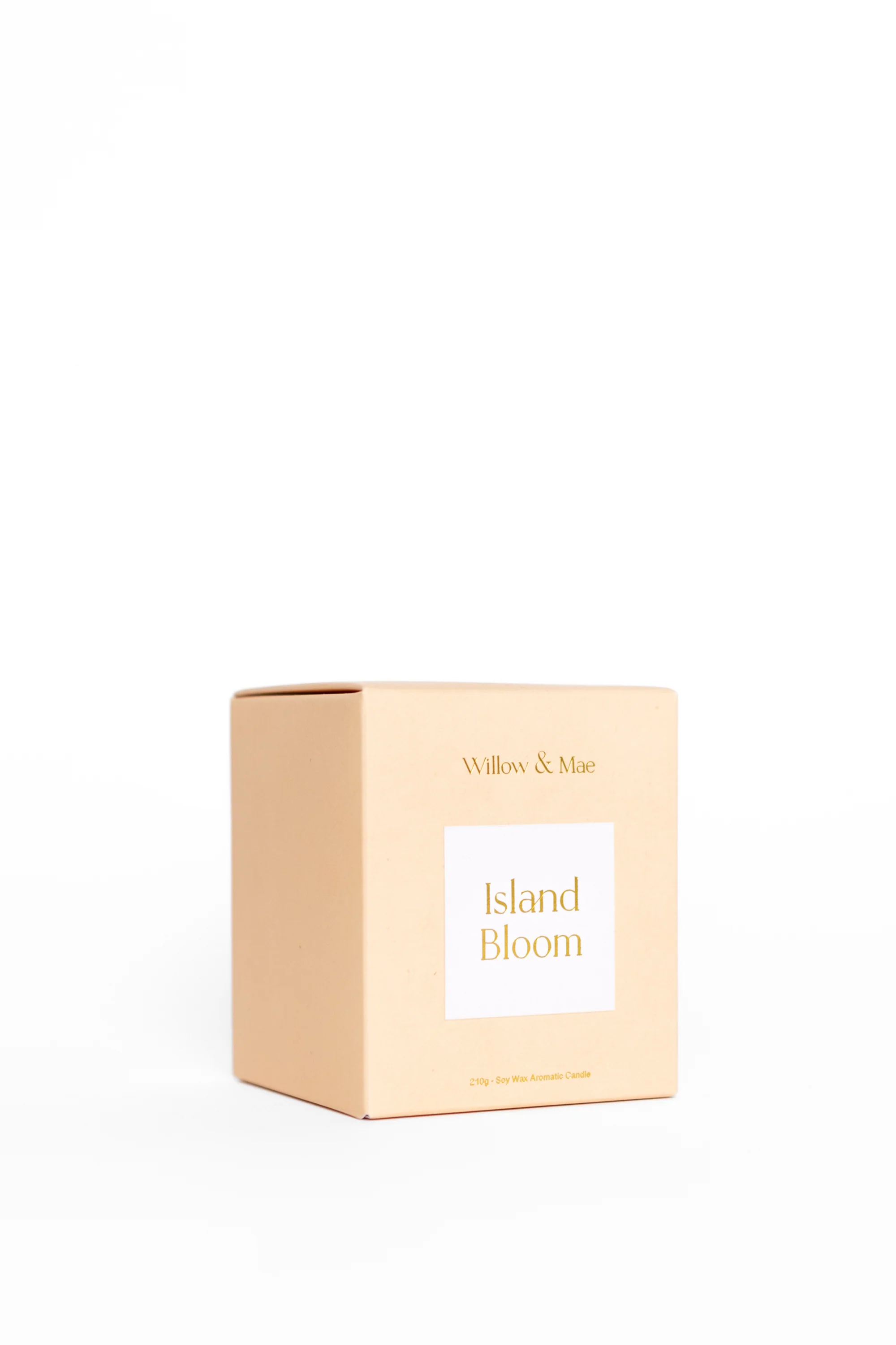 Island Bloom Yellow 210g Soy Candle - Image 5