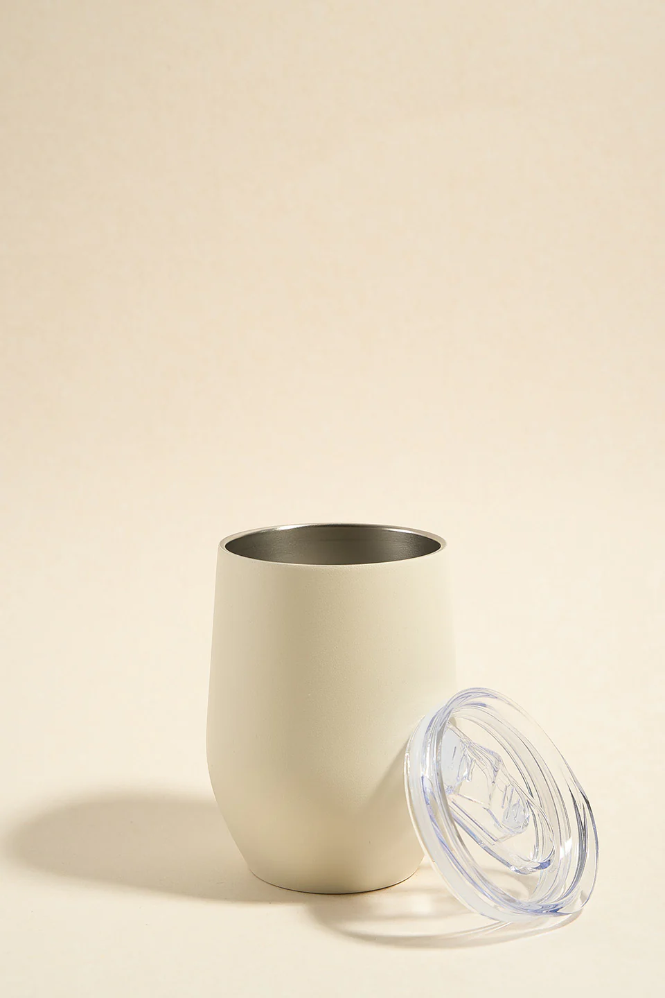 Ivory Stainless Steel 350ml Coffee + Wine Tumbler - Image 4