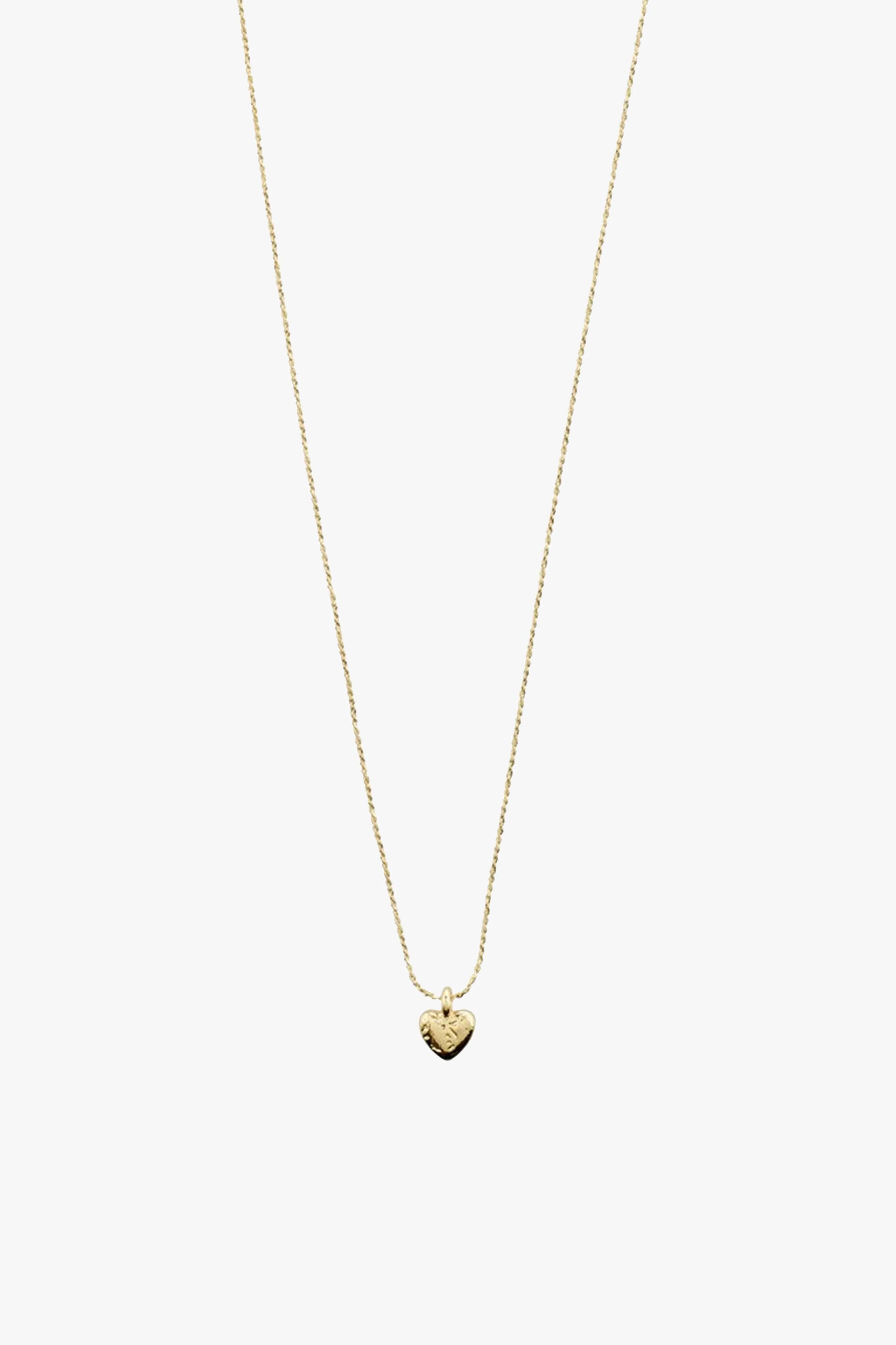 Jayla Heart Pendant Necklace EOL Gold Plated