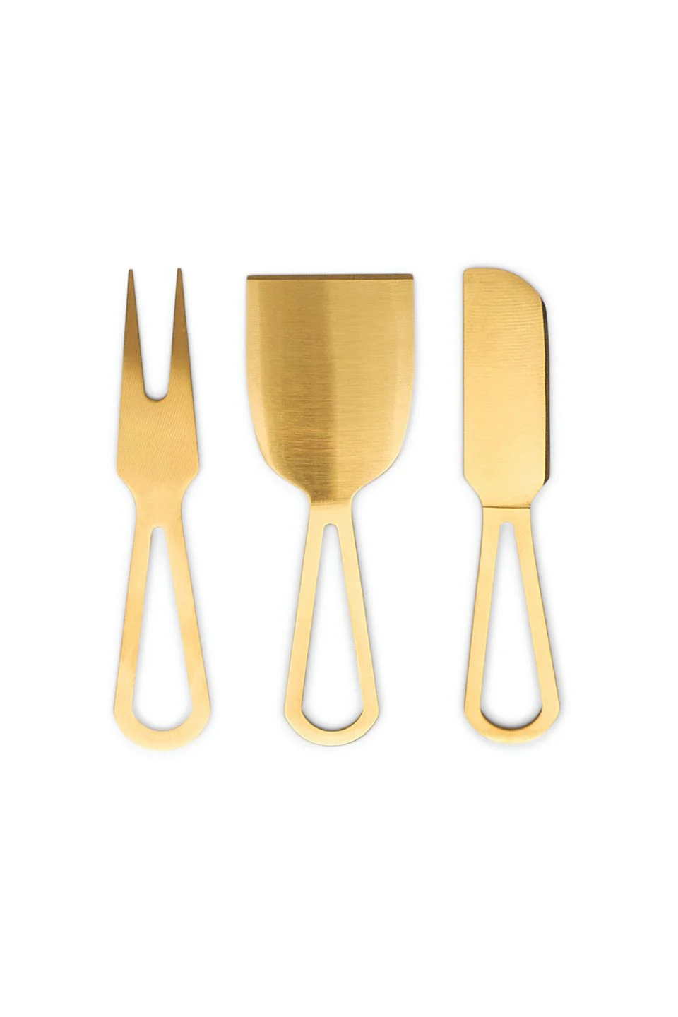 Jett Gold Set 3 Cheese Knife Set