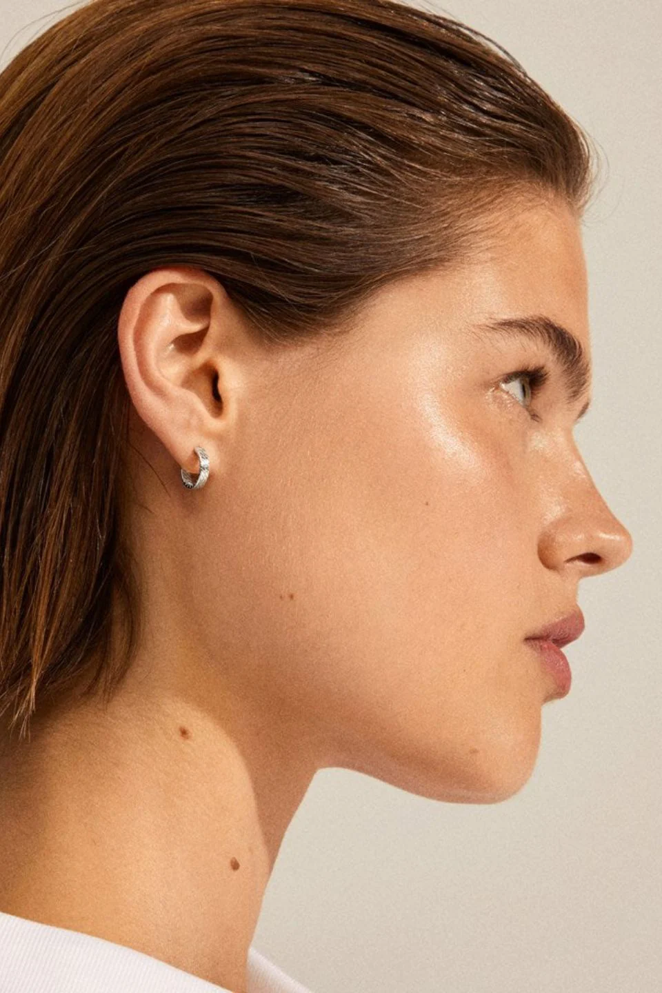 Joanna Silver Plated Snake Chain Earrings - Image 2