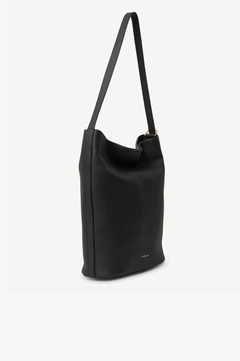 June Black Large Bucket Shoulder Bag - Image 5