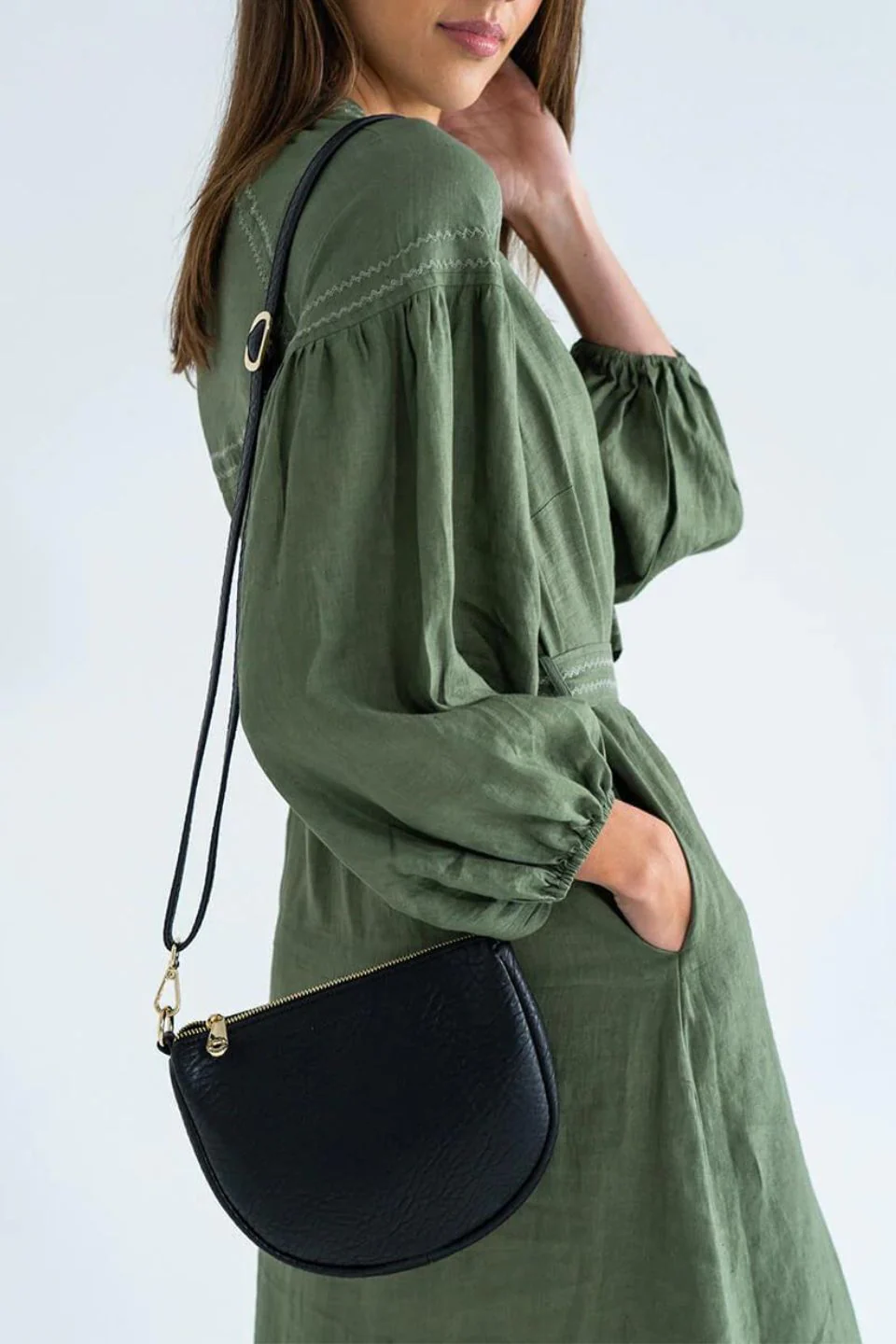 La Palma Black Crossbody Bag - Image 2