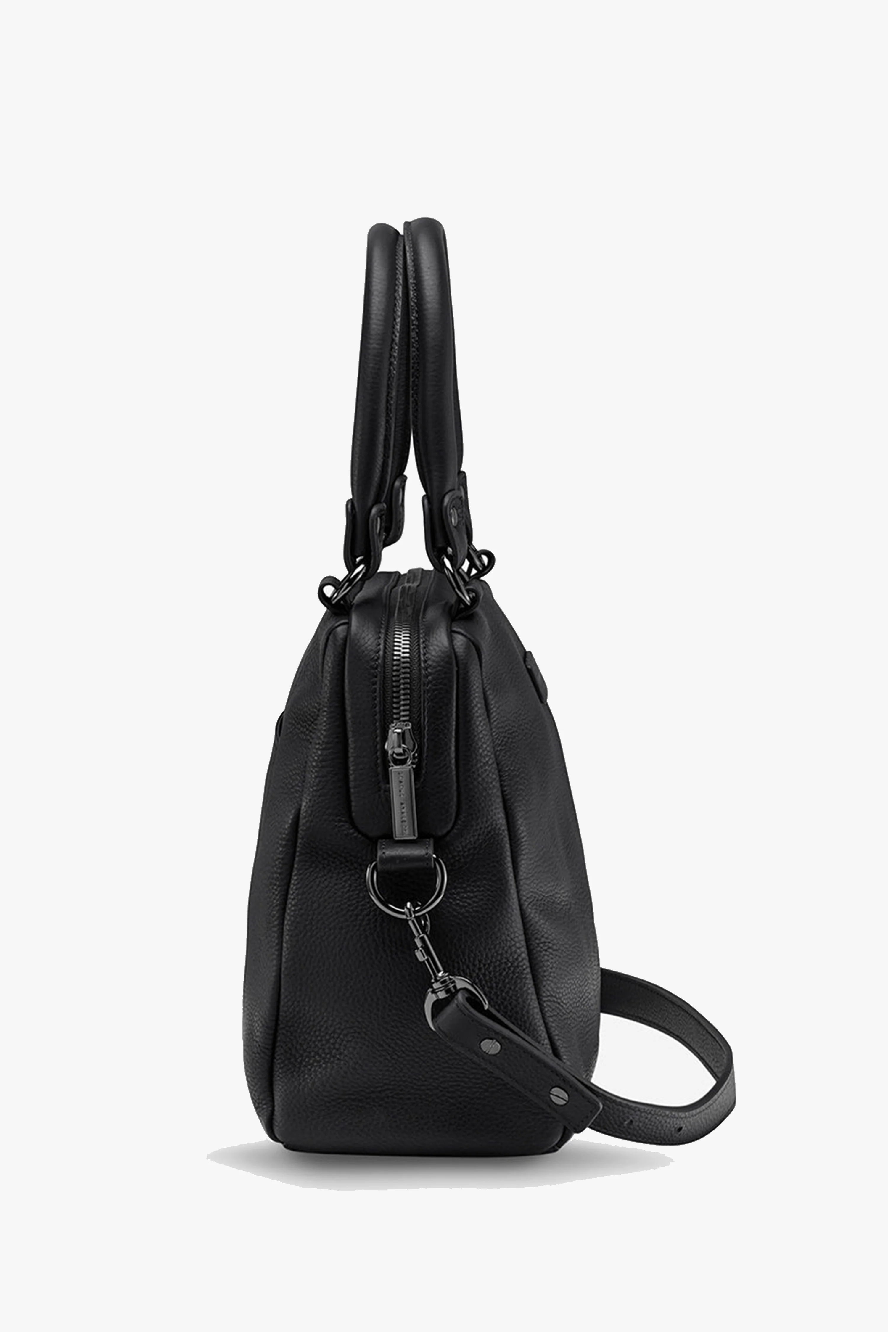 Last Mountains Black Shoulder Bag - Image 4