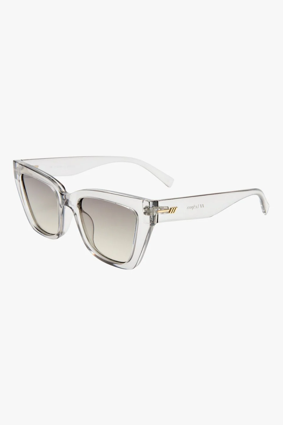 Le Coeur Smoke Rounded Cat Eye Sunglasses - Image 4