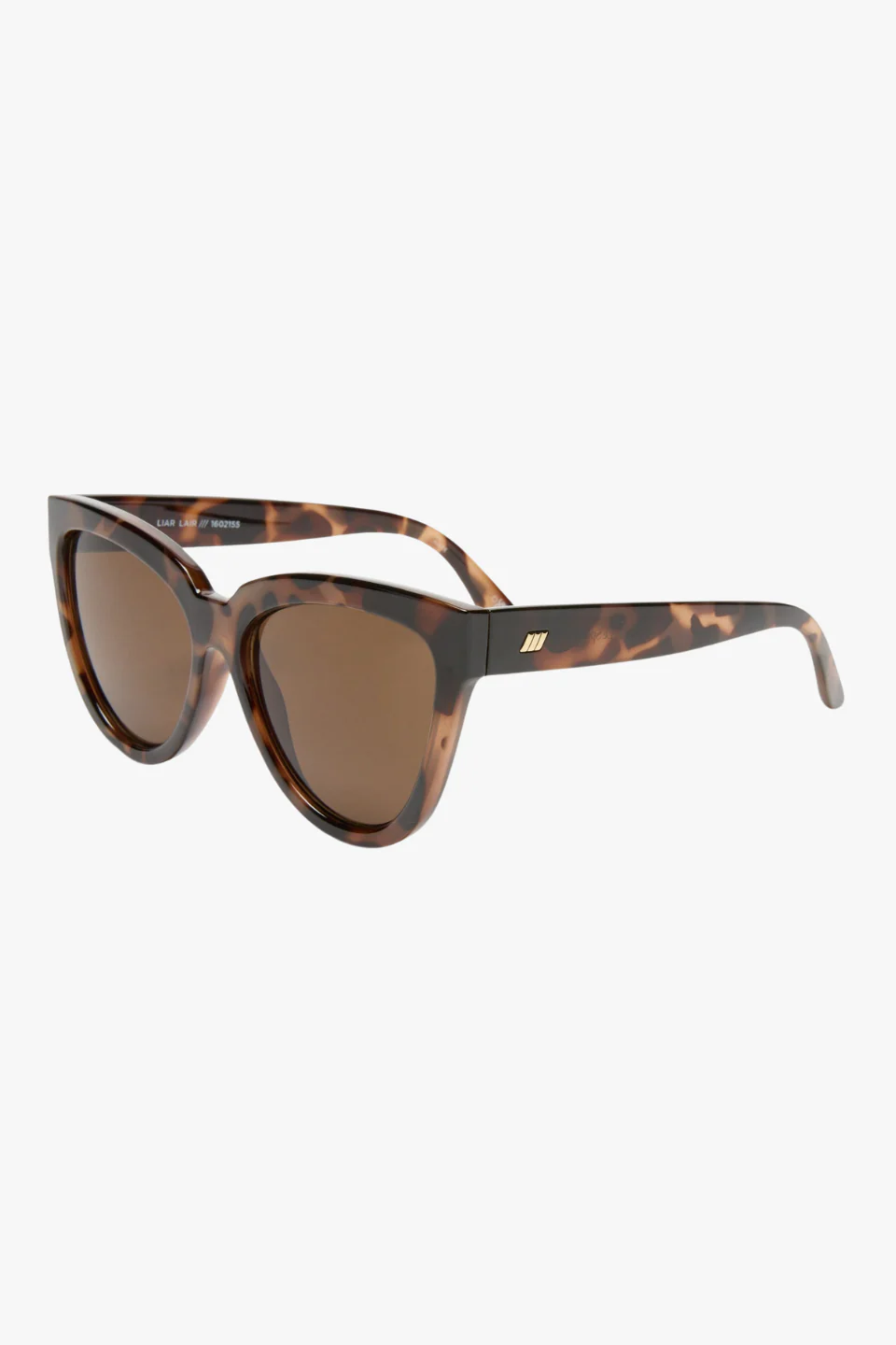 Liar Liar Oversized Catseye Tort Brown Lens Sunglasses - Image 3